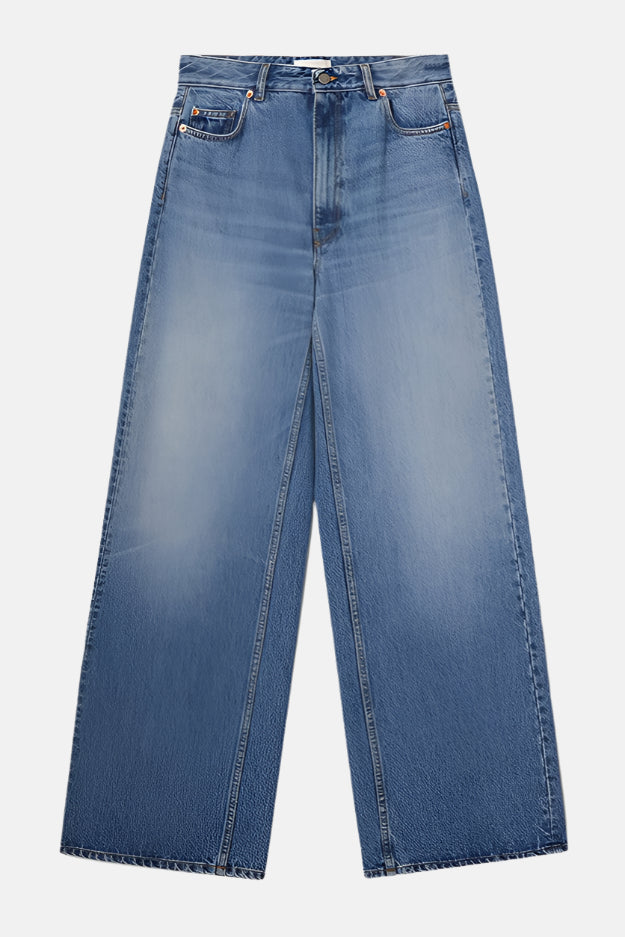 Teurn Studios Boyfriend Fit, Blue Wash, Jeans