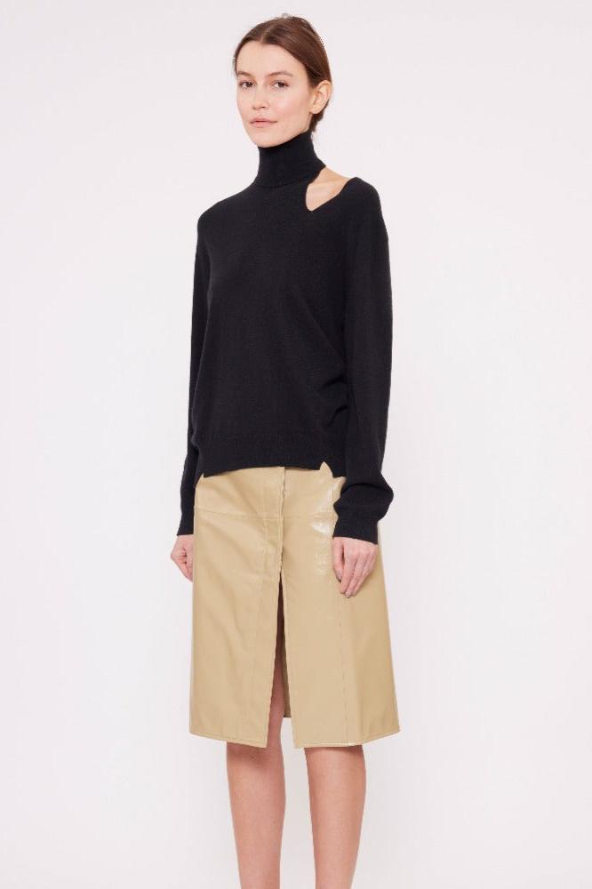 Arch4 Oyster, Black, Rollkragenpullover