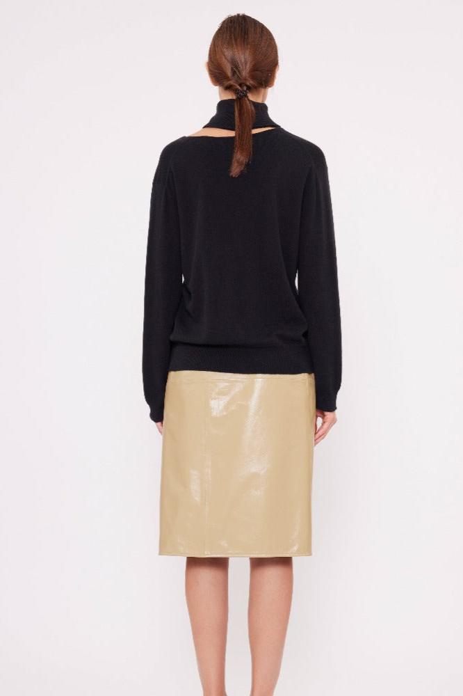 Arch4 Oyster, Black, Rollkragenpullover