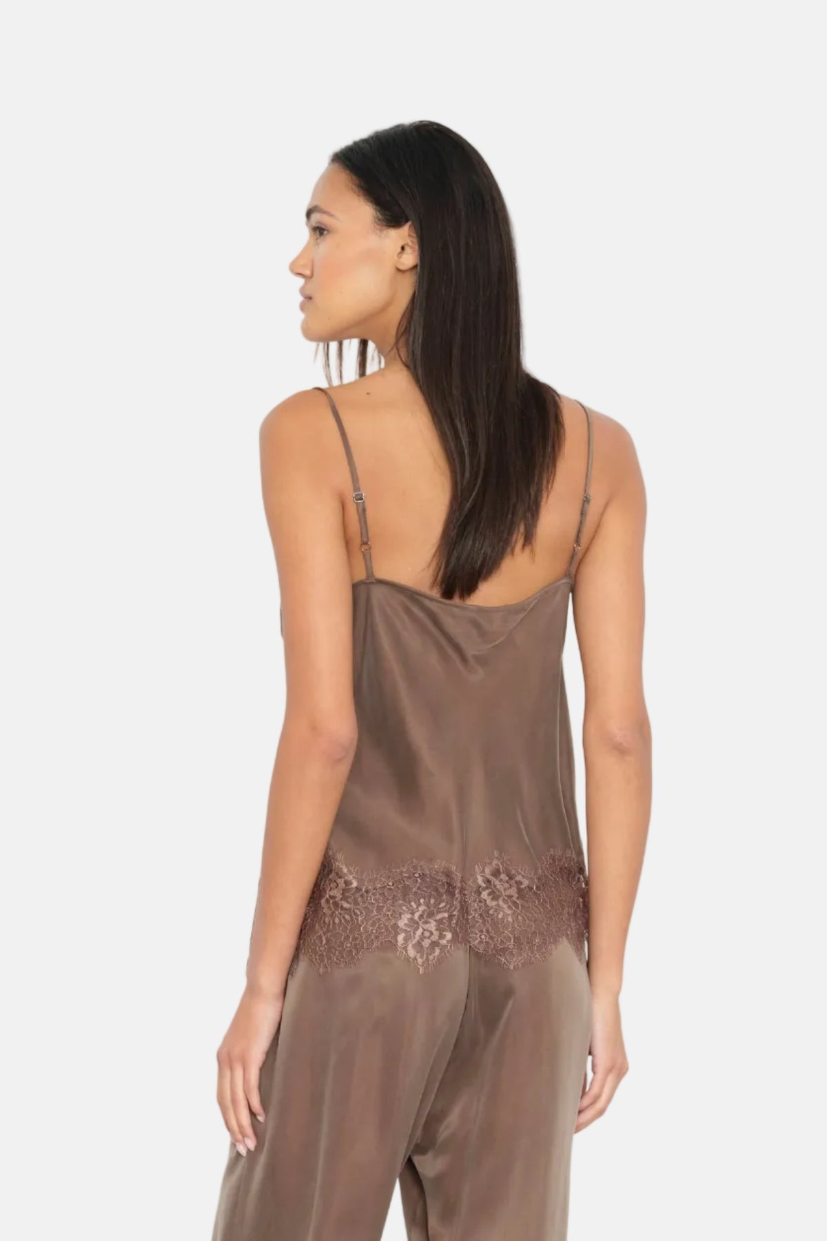 Xírena Colette Top in Olive Brown, Ansicht 4