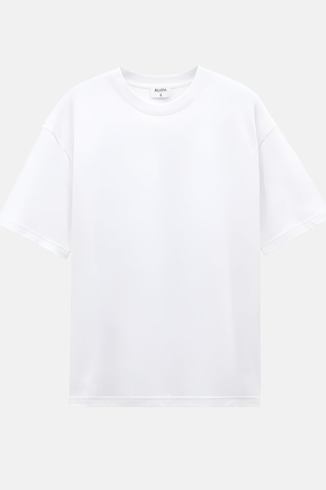 Loose Fit Tee, White, T-Shirt