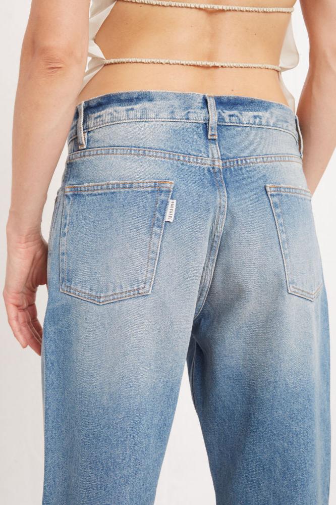 Boyfriend Jeans Blue Stone Bleach