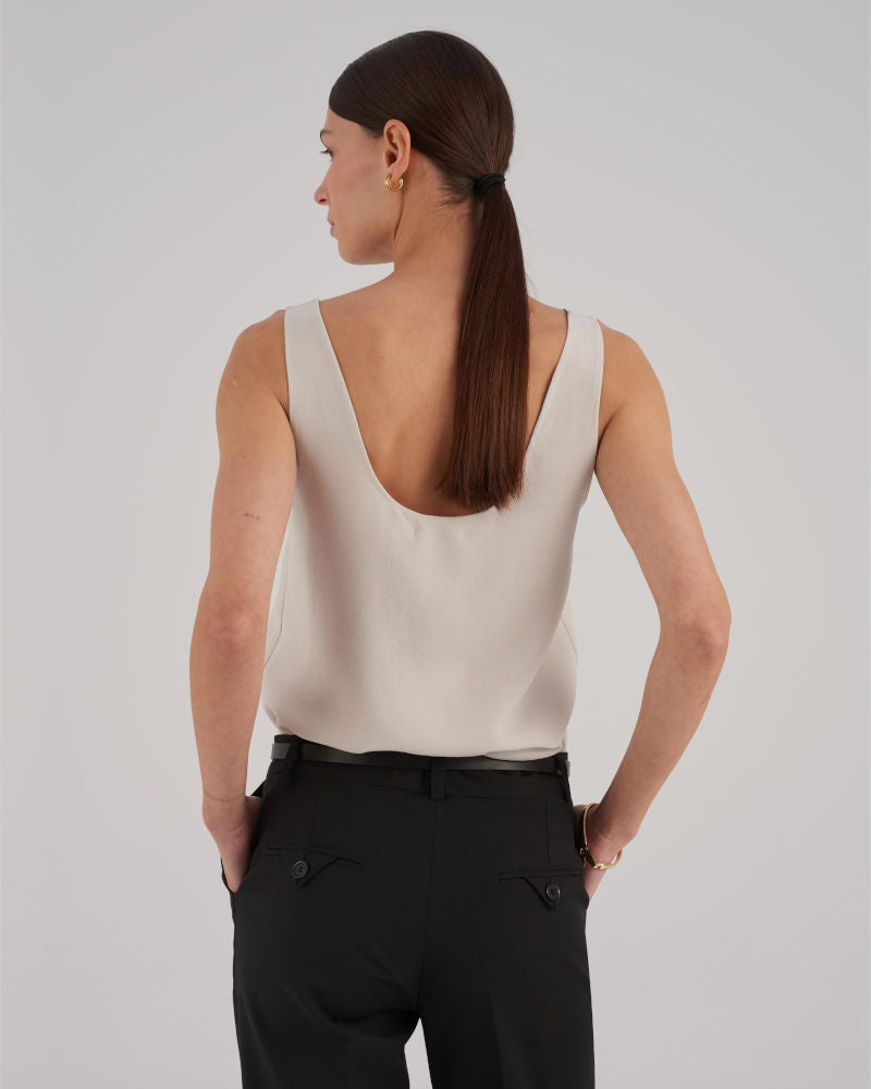 Lebrand Tarifa Top, ecru
