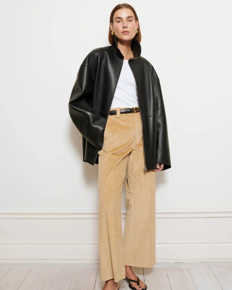 Teurn Studios Doublé, Black, Leather Jacket