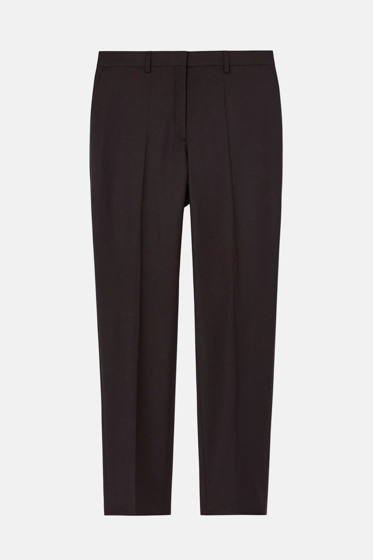 Wolle bei ABOUT.ALEXA: Filippa K Emma Cropped Cool Wool Dark Chocolate Hose