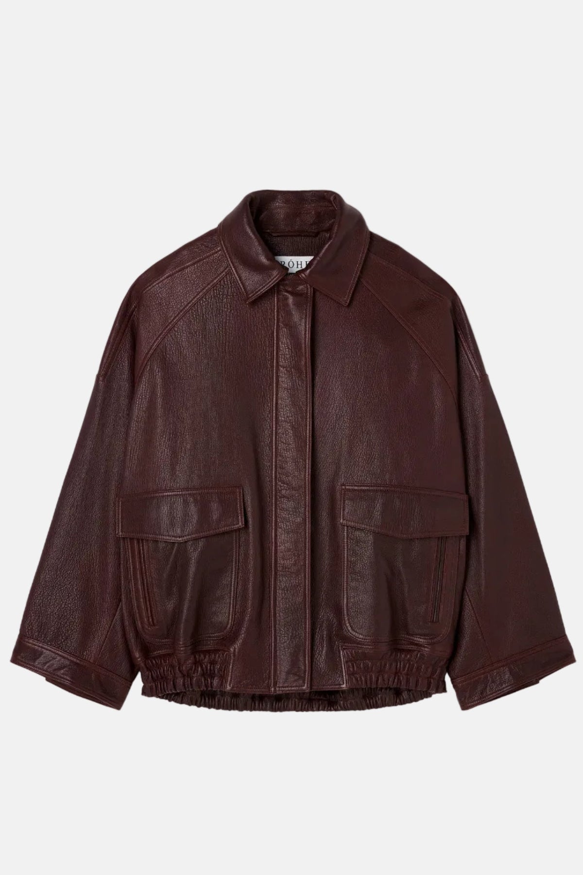 Leder bei ABOUT.ALEXA: Róhe Grain Leather Aviator Chestnut Jacke