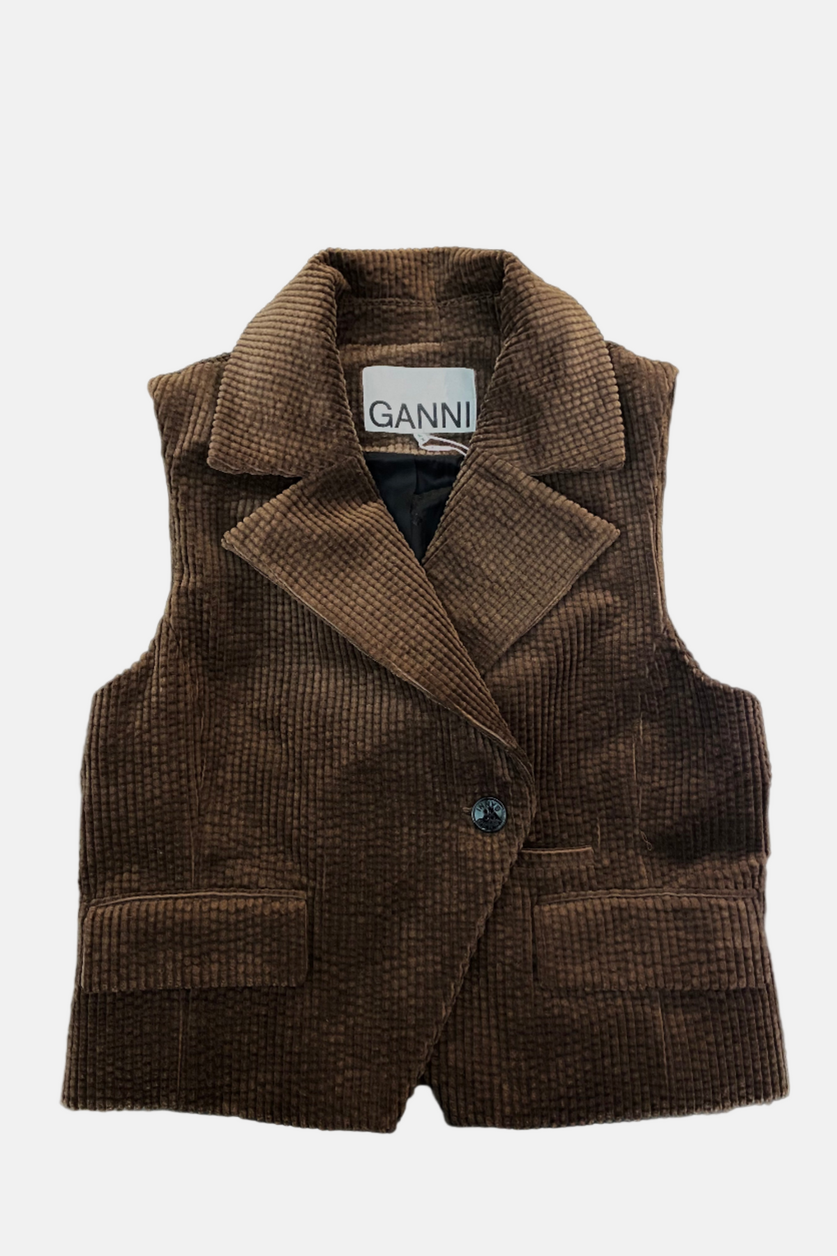 Weste bei ABOUT.ALEXA: GANNI Corduroy Chicory Weste