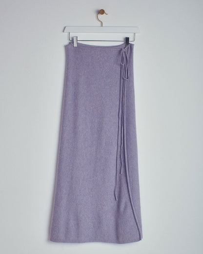 Esmeralda, Purple, Cashmere Skirt