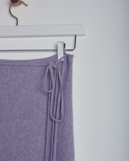 Esmeralda, Purple, Cashmere Skirt