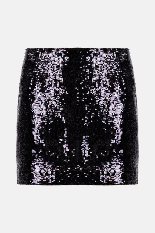 Dondup, Black, Pailletten Mini Rock