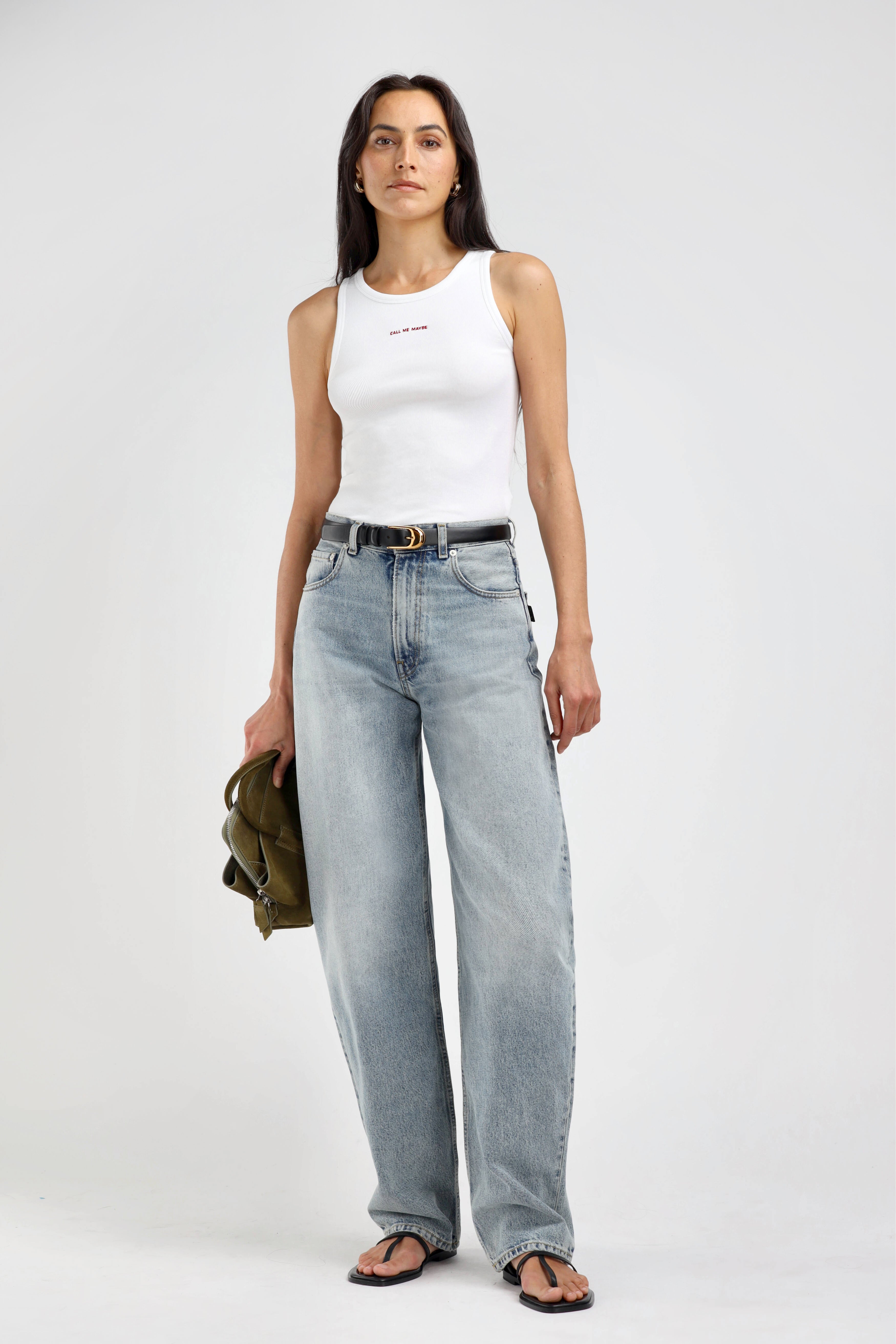 Ladneri La Coeur Embroidery, White, Top