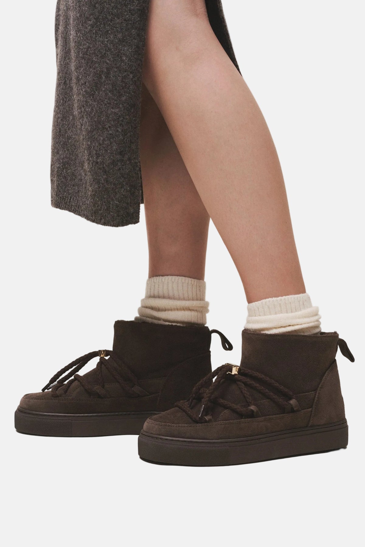 INUIKII Classic Low, Dark Brown, Chaussures
