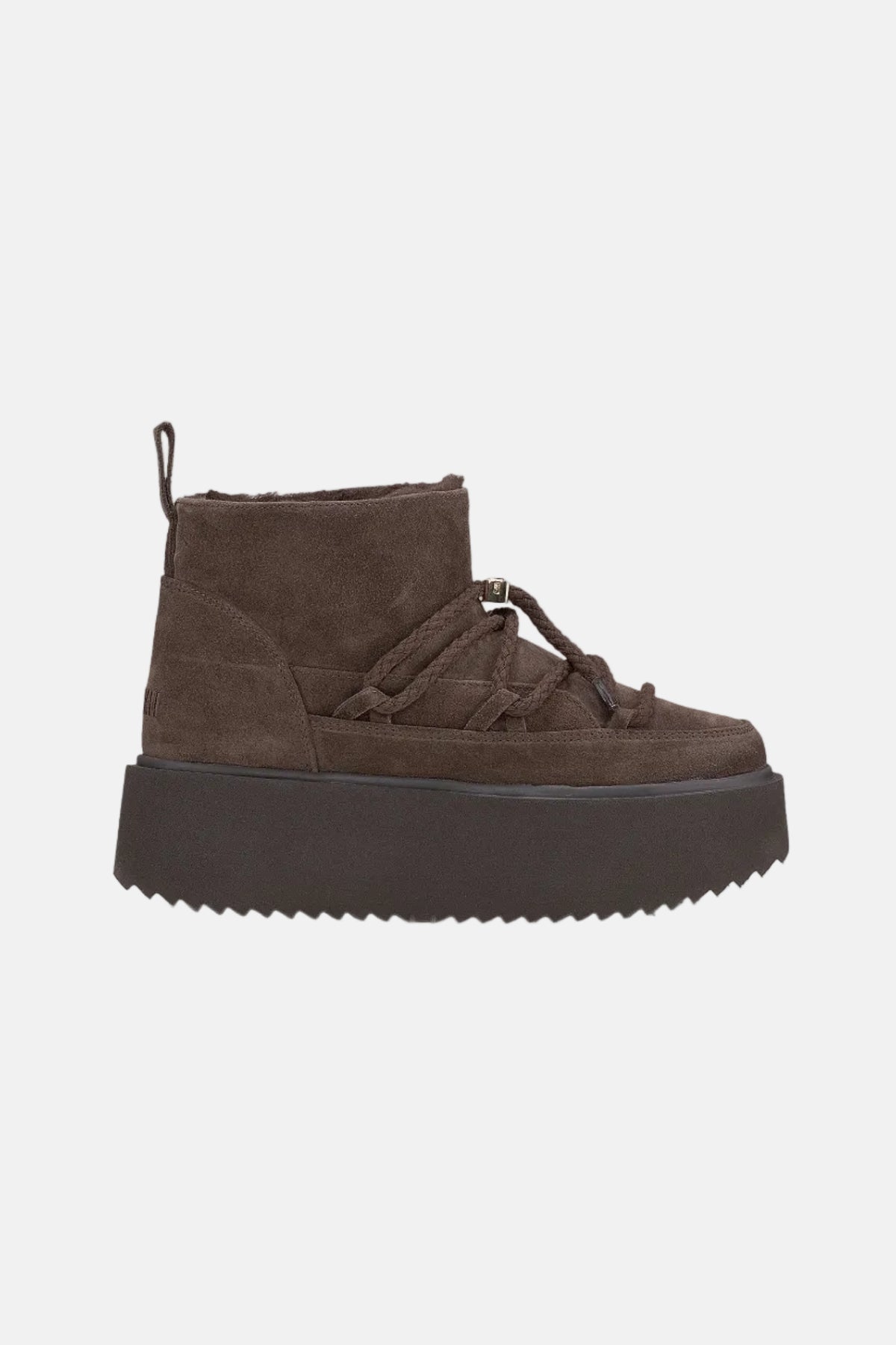 INUIKII Classic Low Platform, Dark Brown, Schuhe