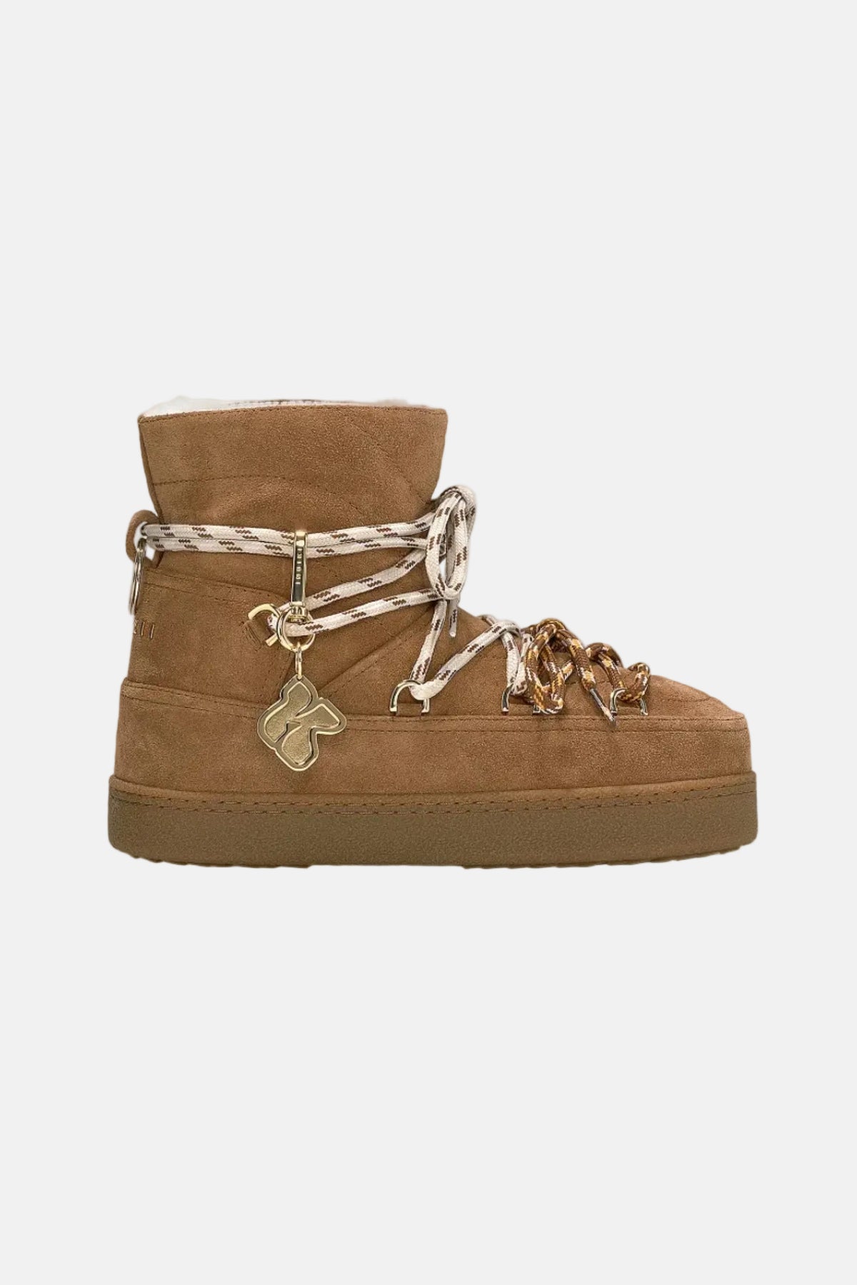 INUIKII Quilted Suede, Brown, Boots