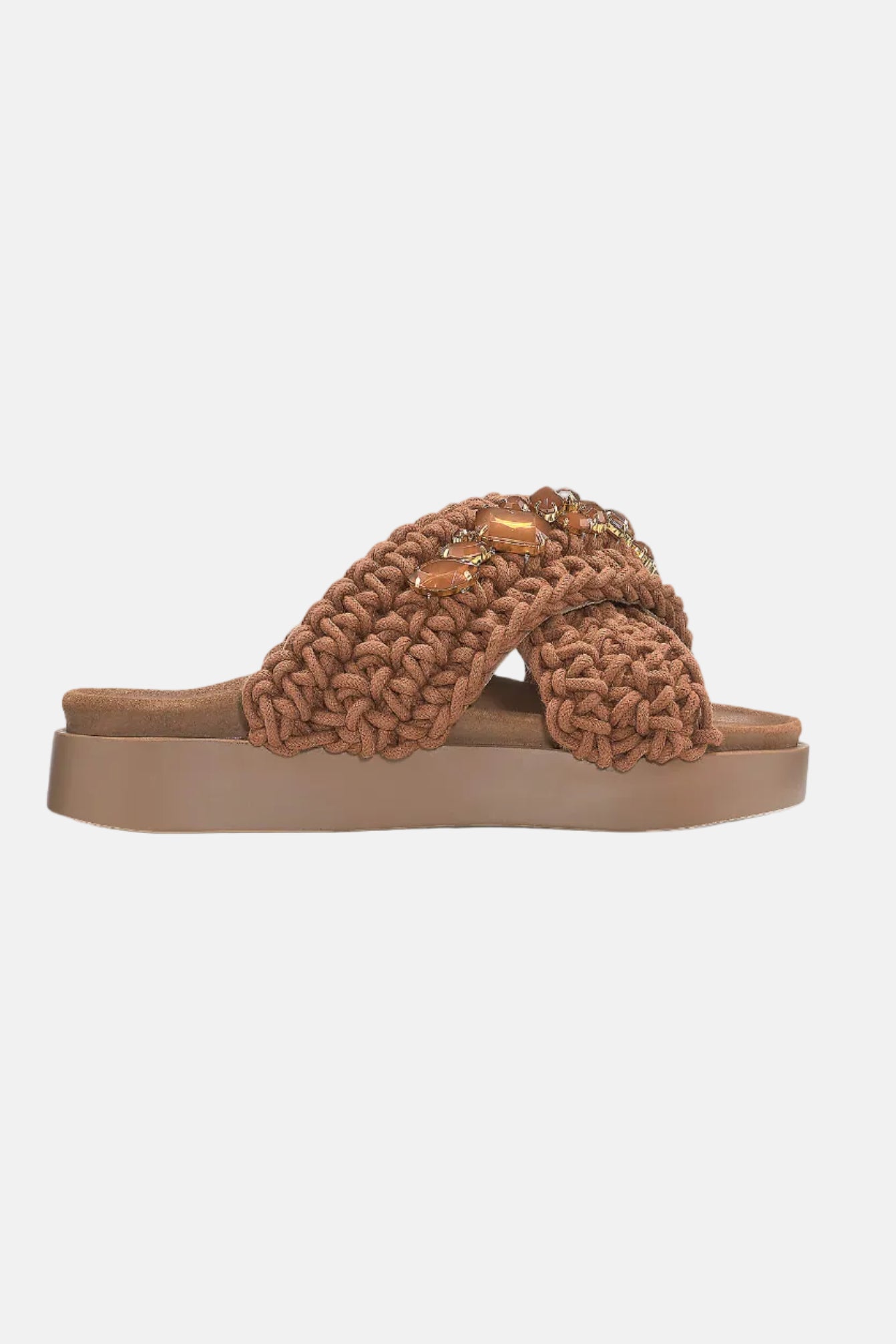 INUIKII Woven Stones, Mocha, Sandalen