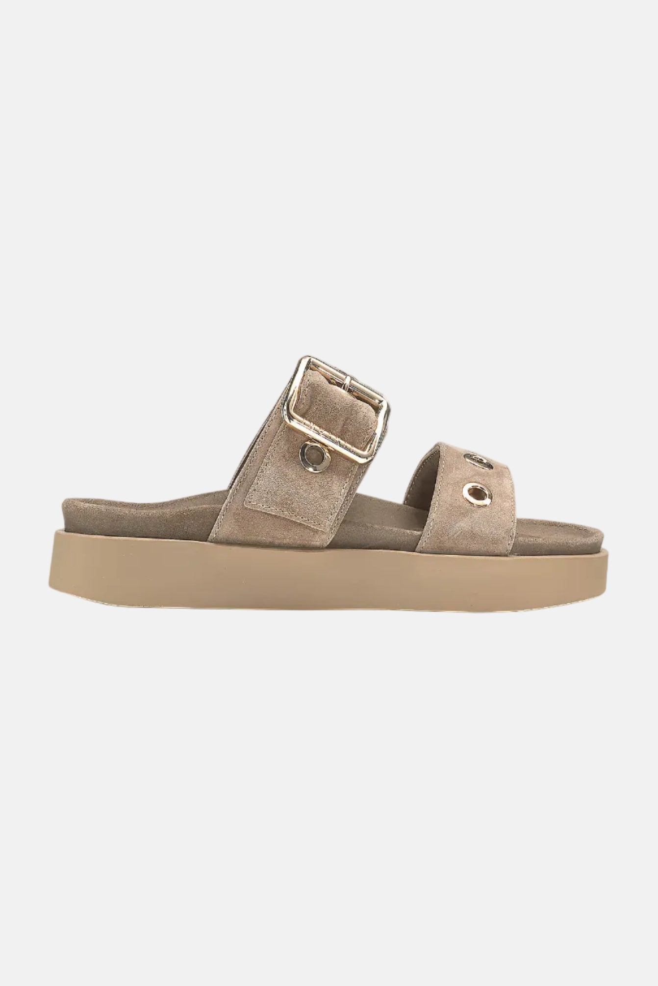 INUIKII Tilda Buckle, Beige, Pantoletten