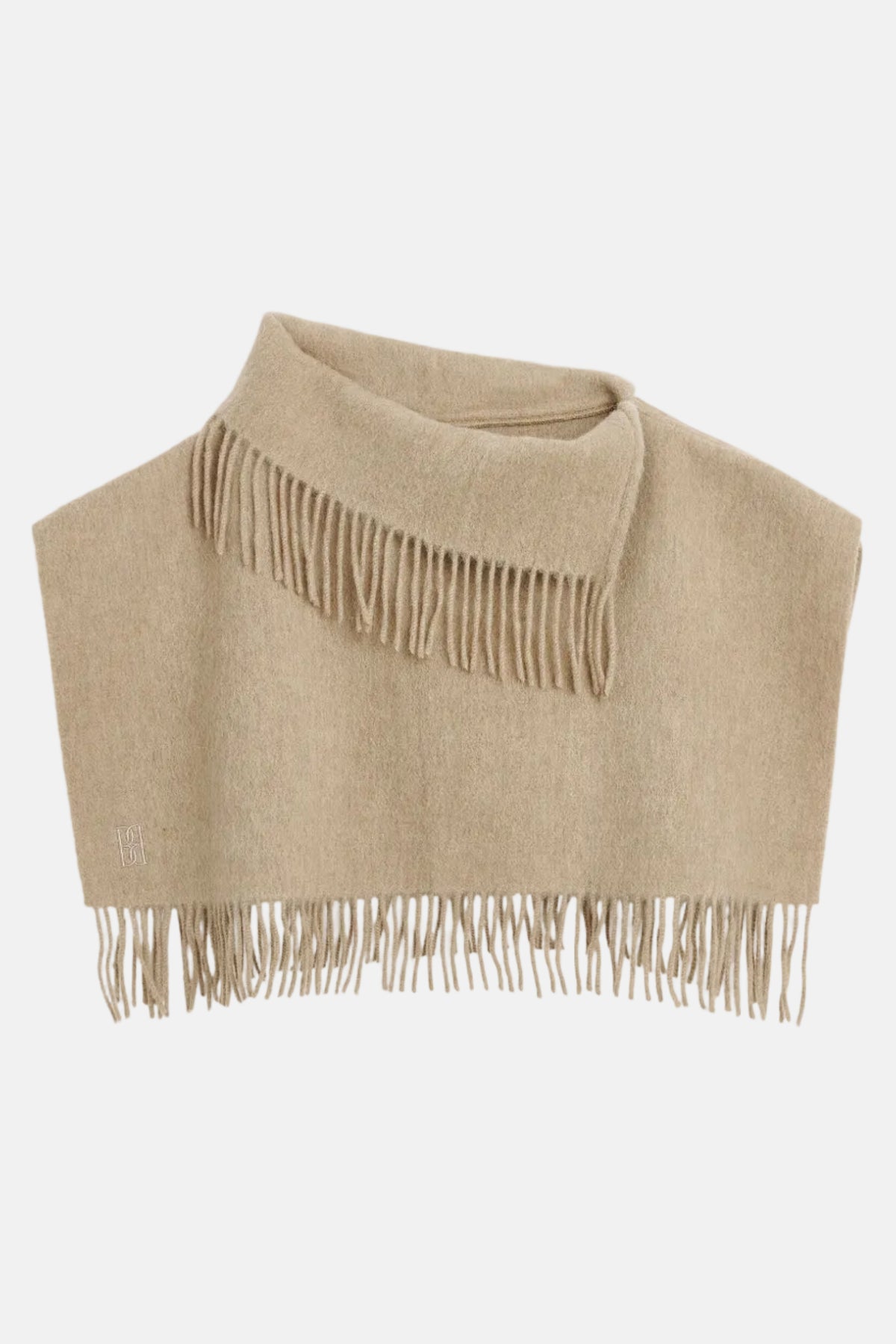 By Malene Birger Turtla Schal in Grey Brown Melange