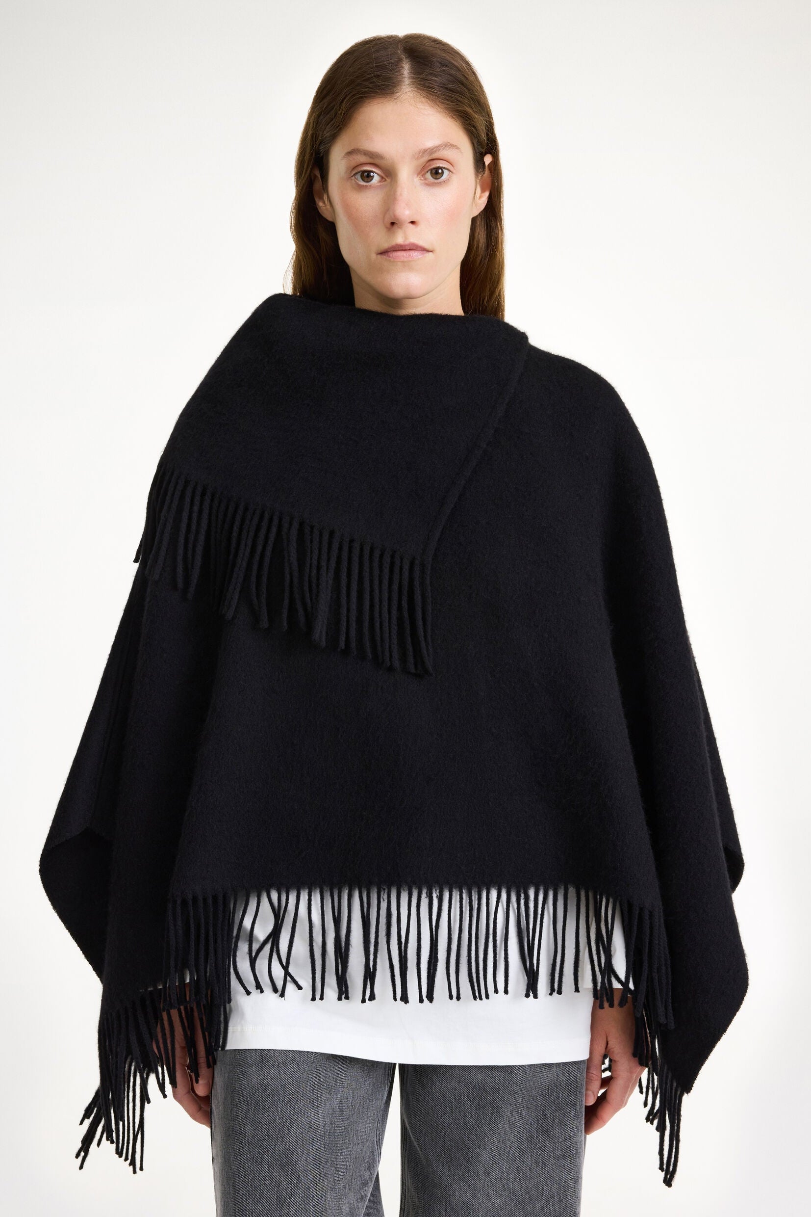 By Malene Birger Turtma, Black, Poncho