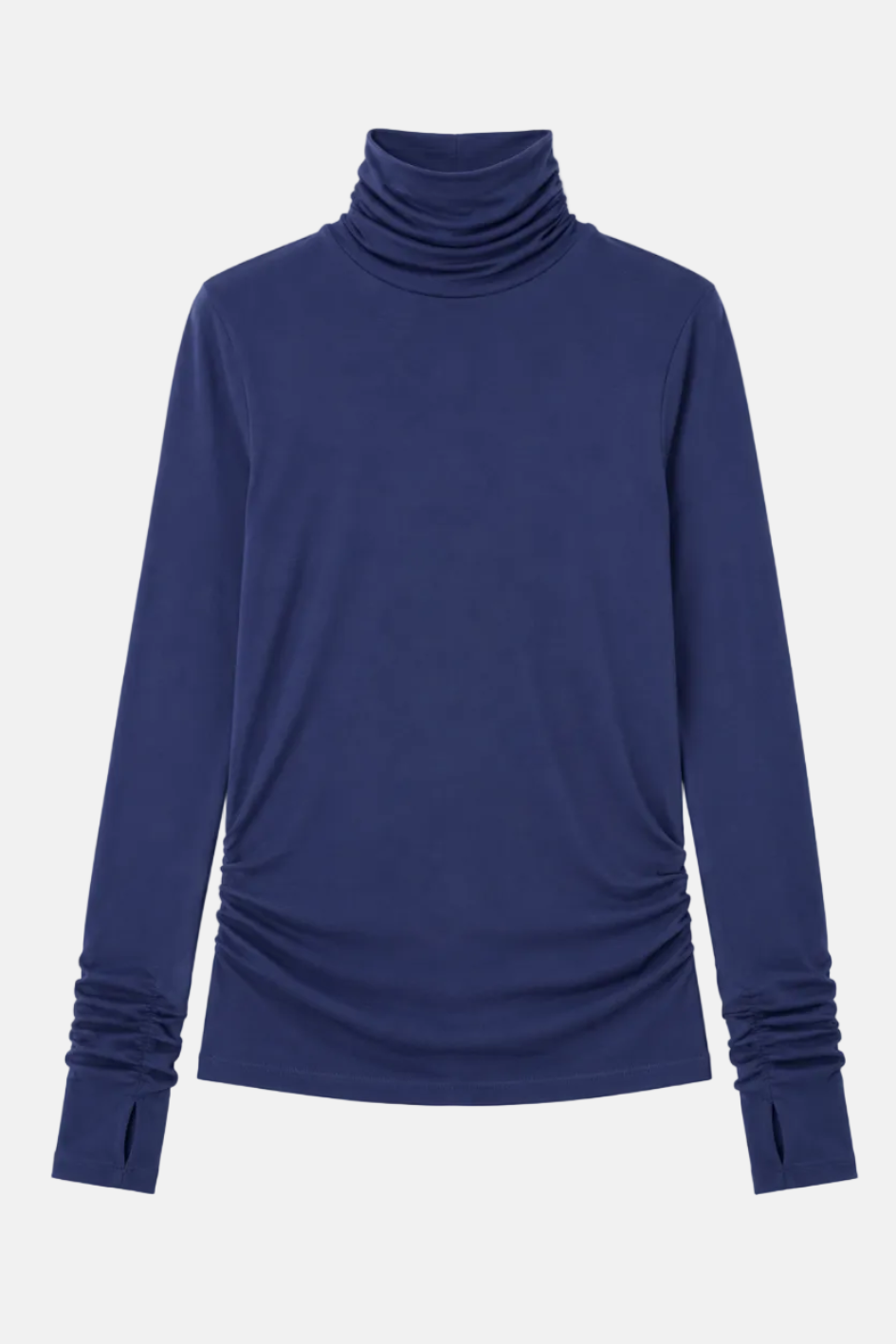 Thom/Krom W TS 637 Worked T-Shirt in Eclipse Blue