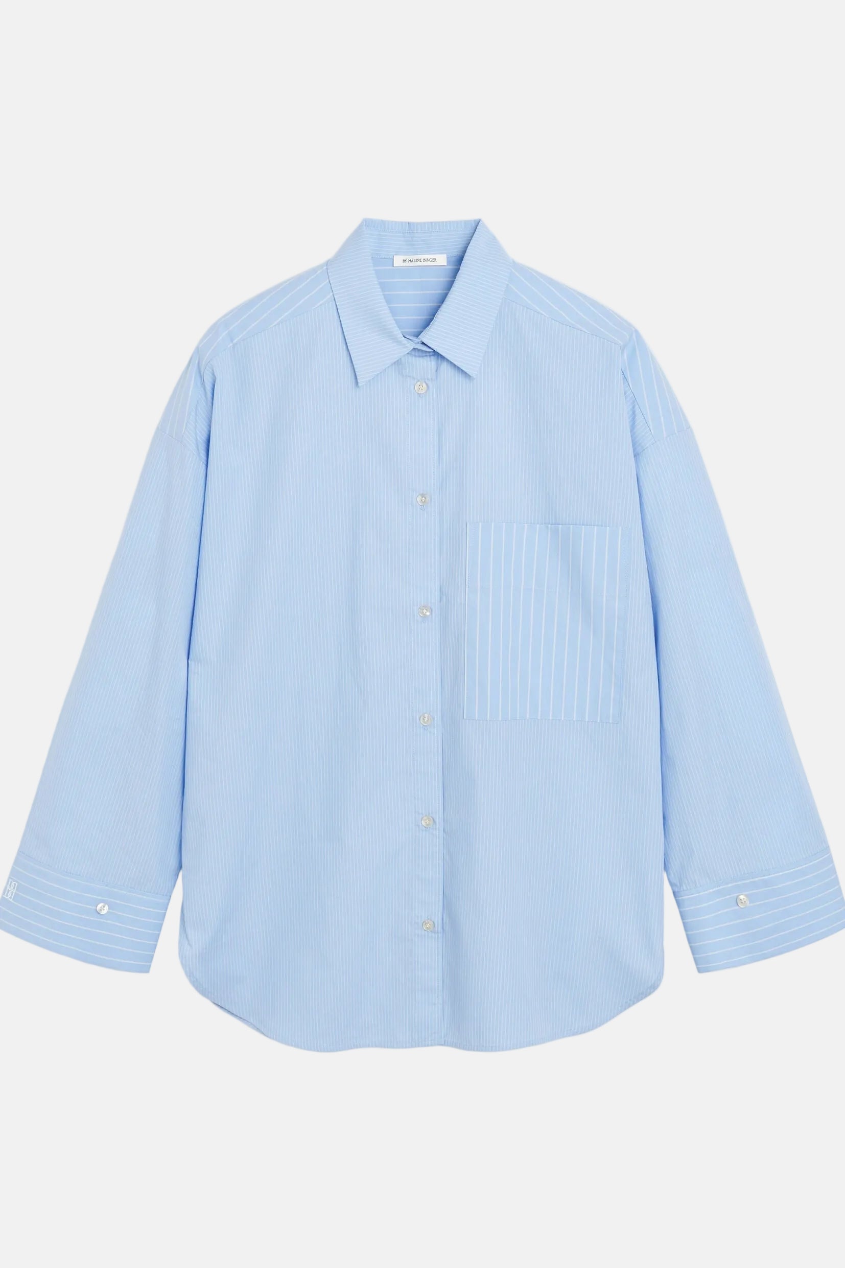 By Malene Birger Derris, Blue Iris Stripe Small, Bluse