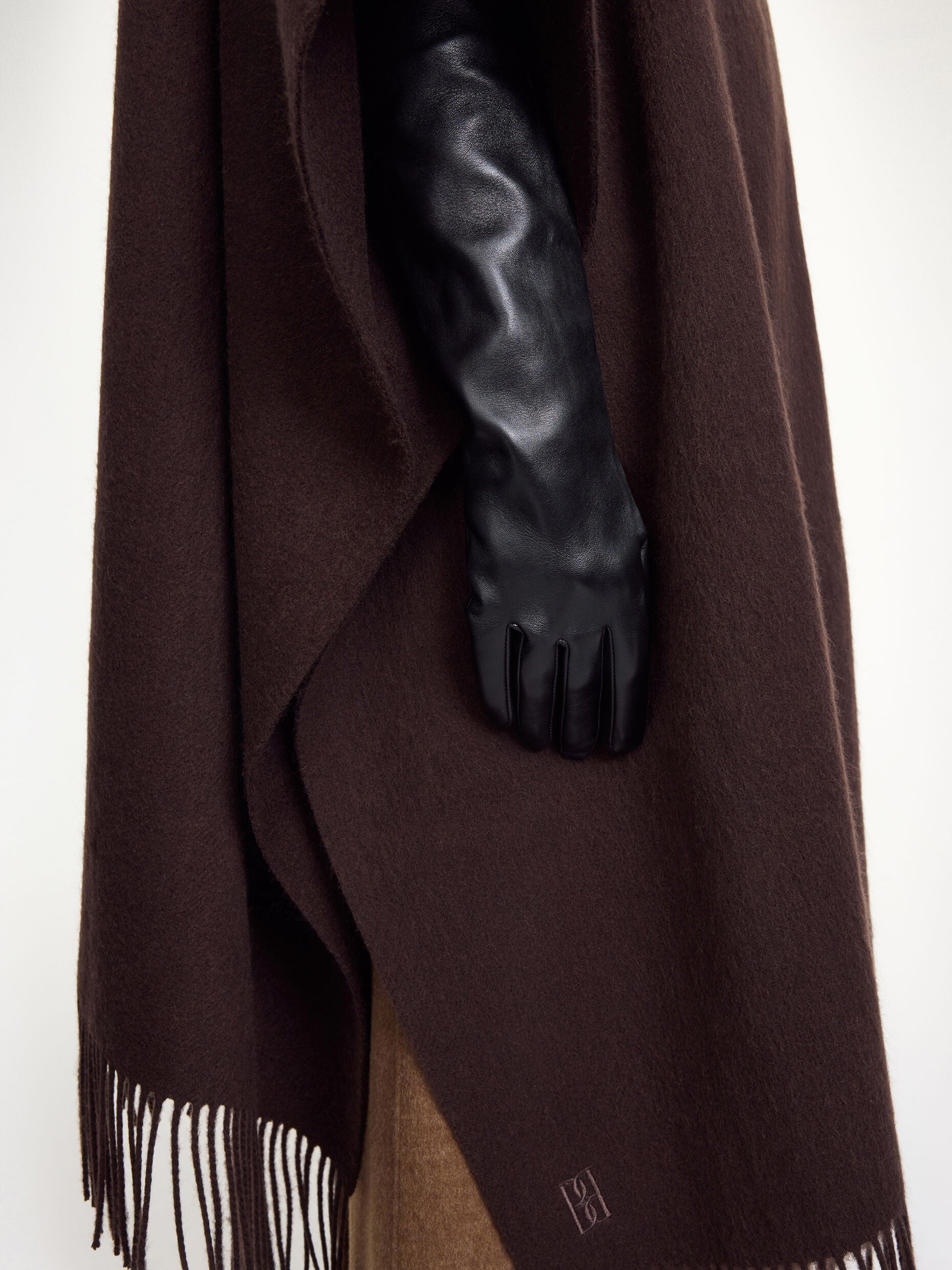 By Malene Birger Gemi, Black, Lederhandschuhe