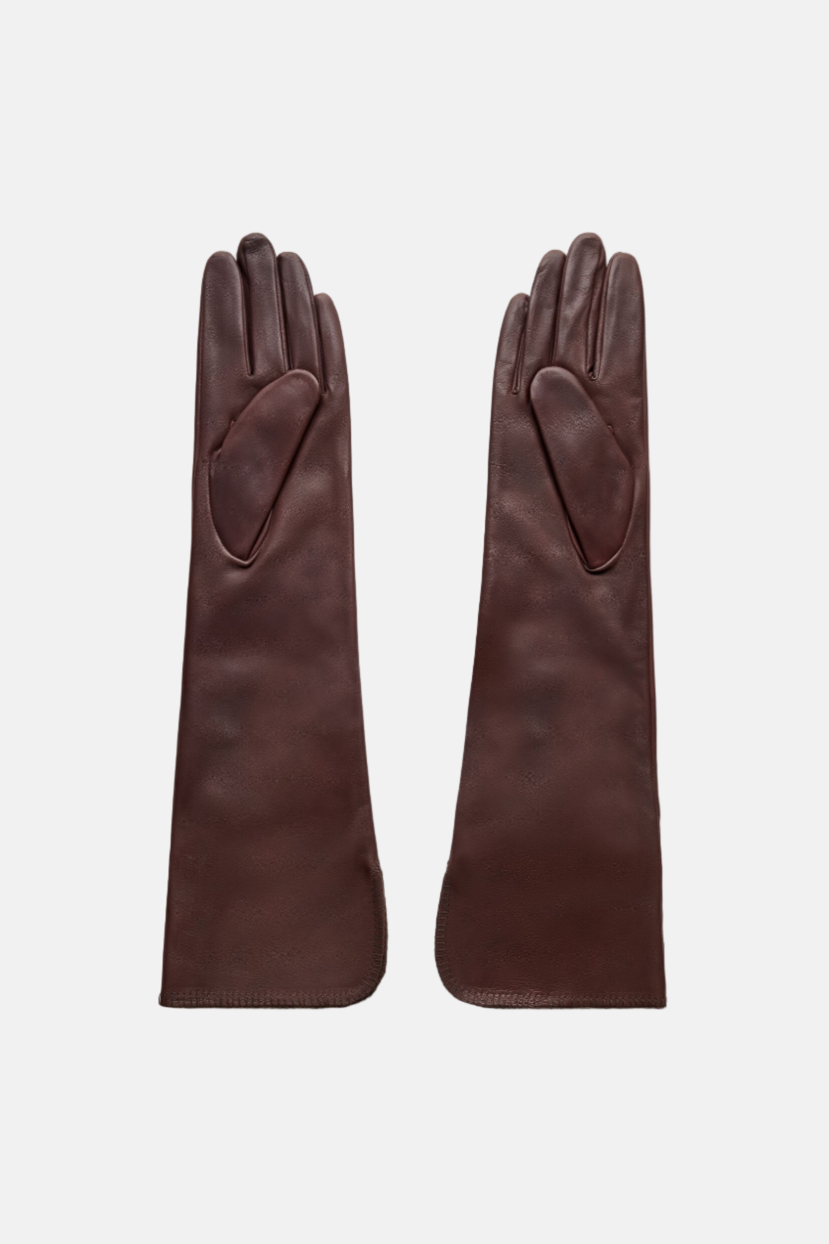 By Malene Birger Gemi, Coffee Brown, Lederhandschuhe