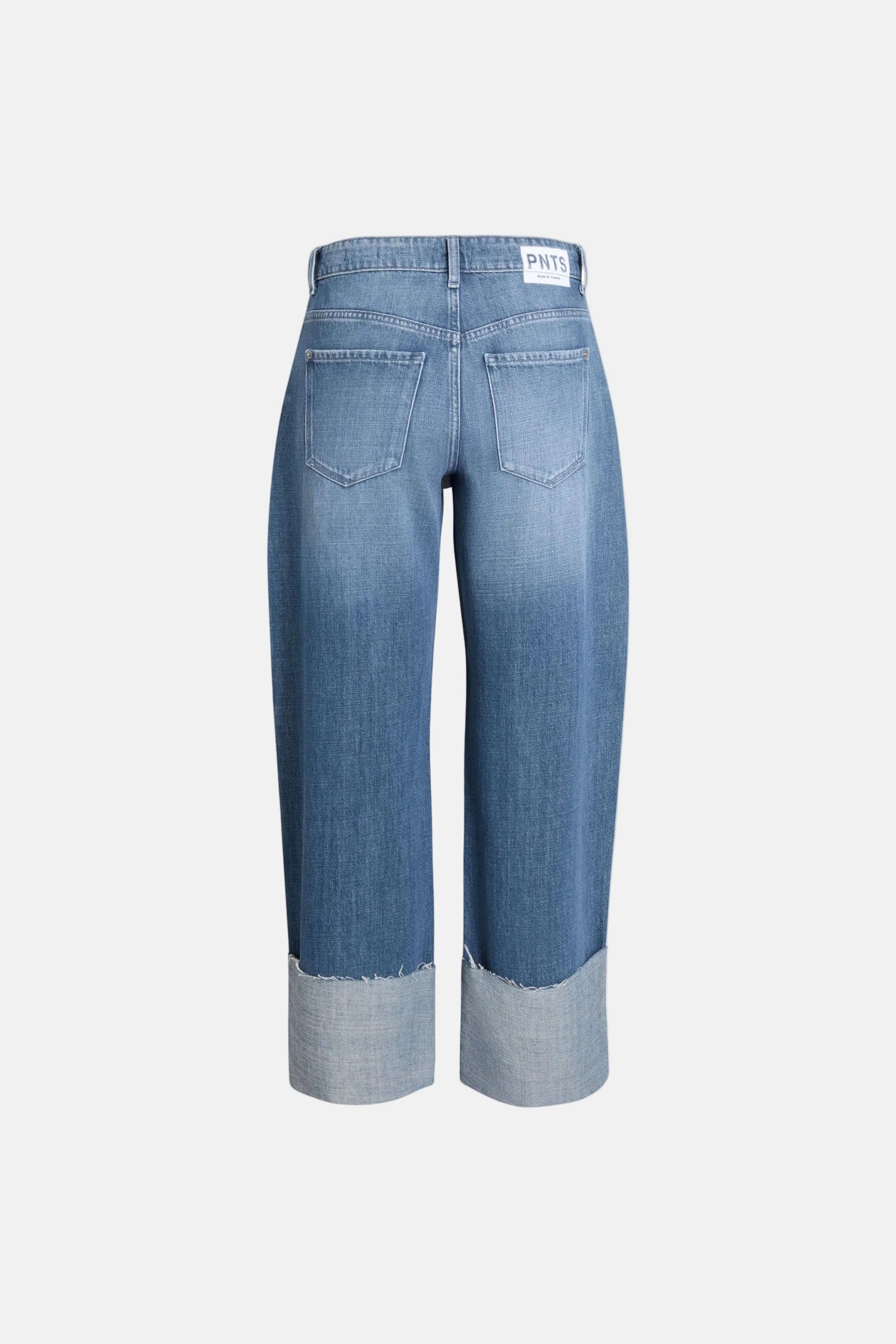 PNTS The Loose, Turn Up, Mittelblau, Hose