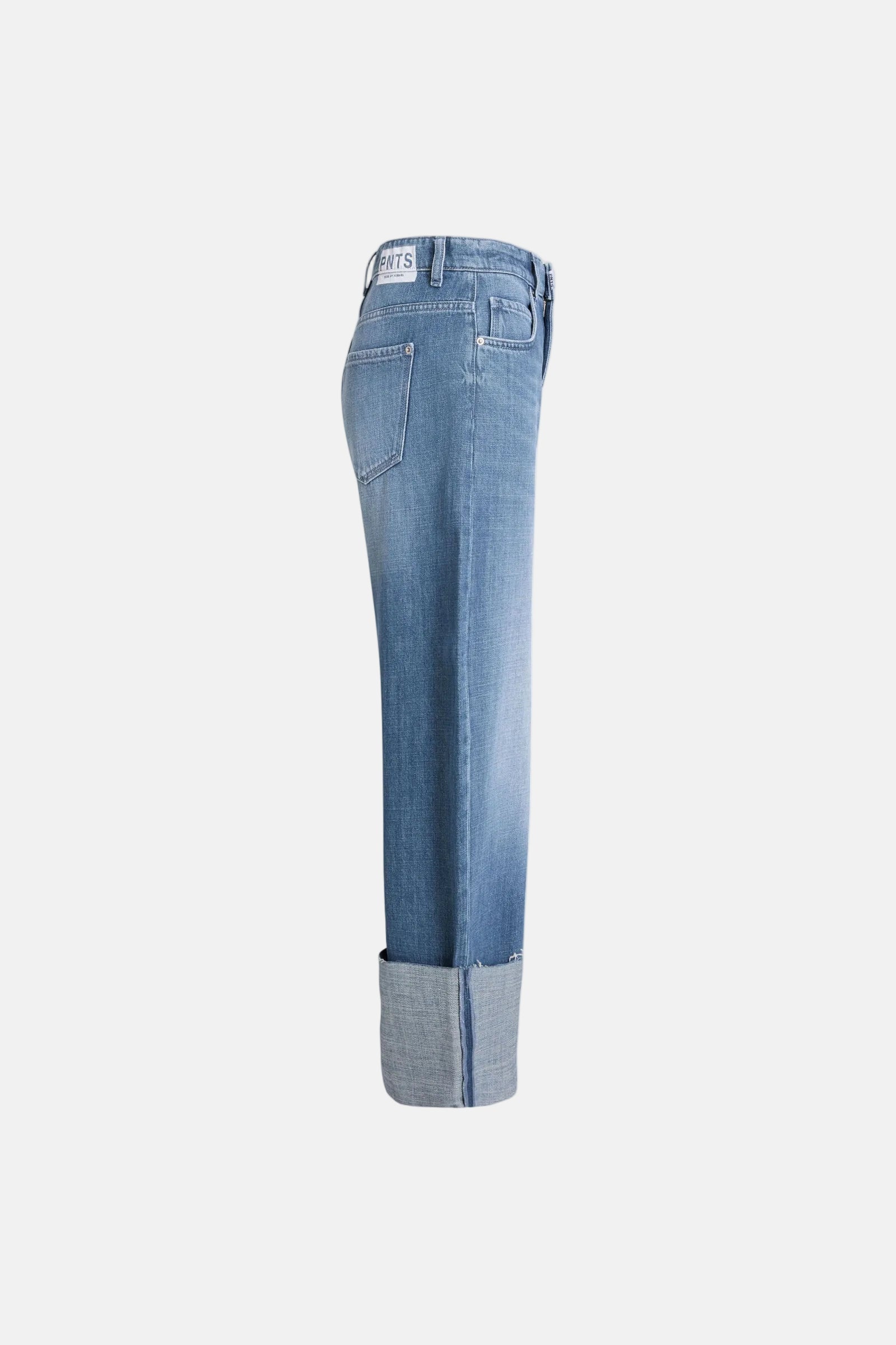 PNTS The Loose, Turn Up, Mittelblau, Hose