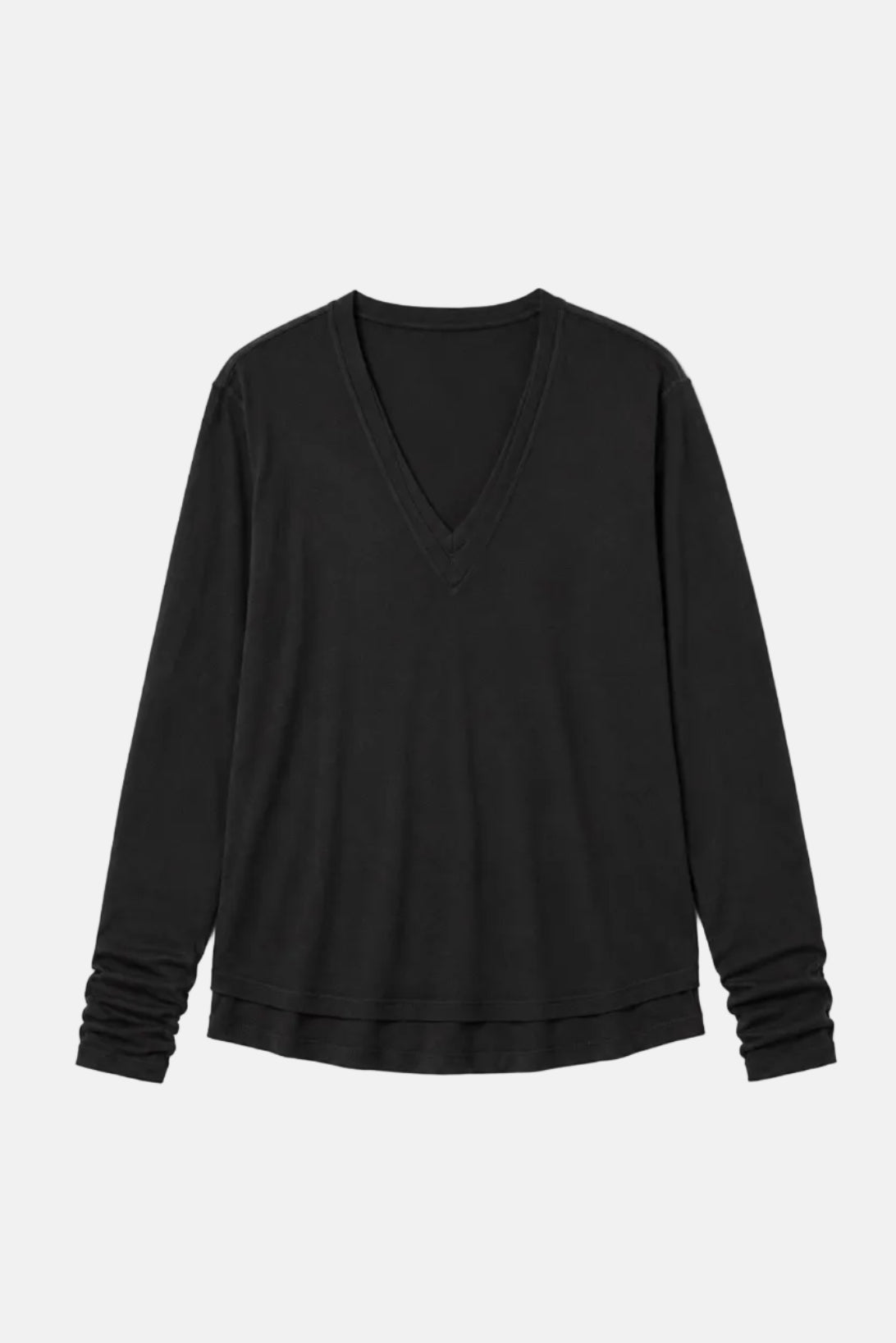 Thom/Krom W TS 649 Worked T-Shirt in Black