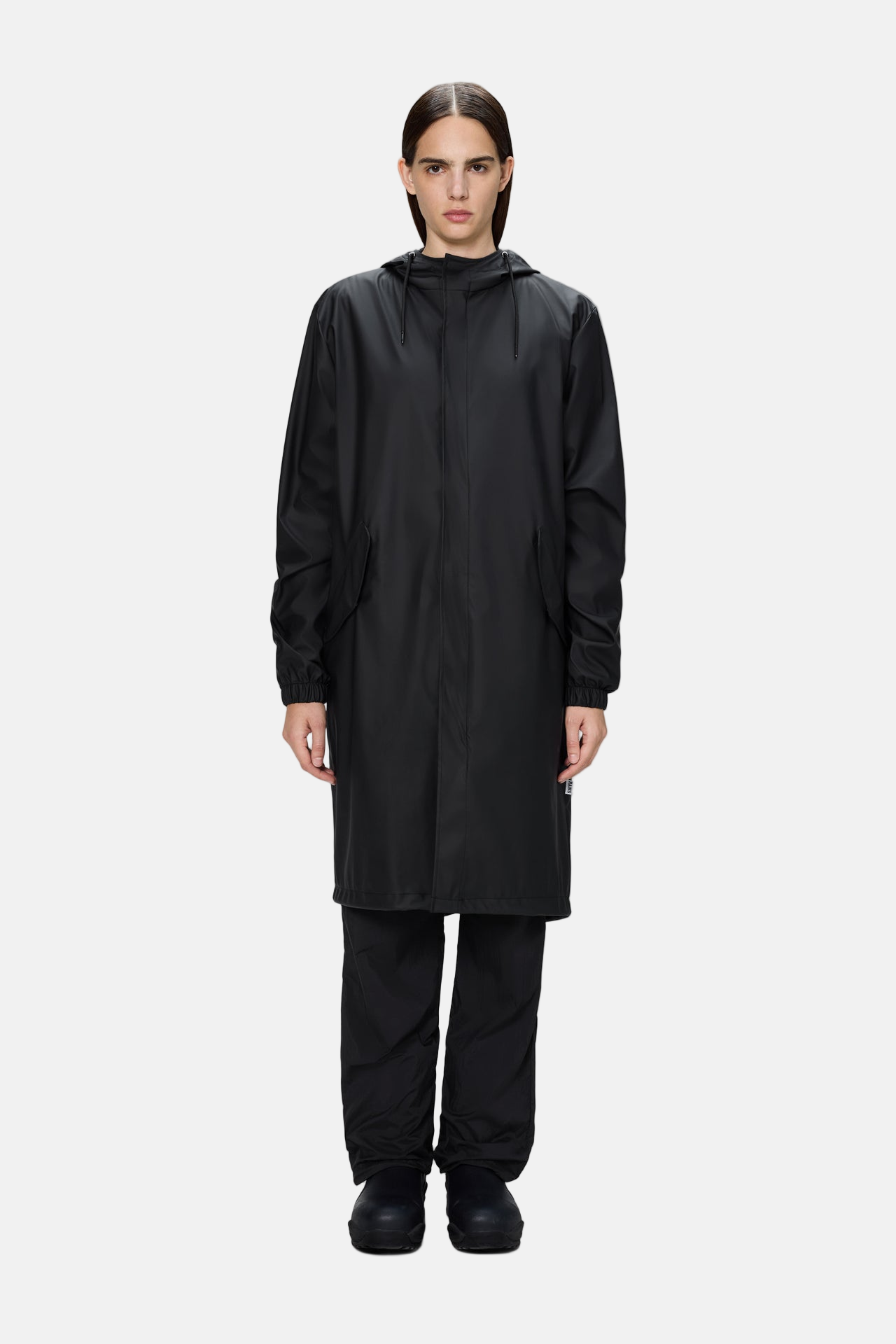 Rains Fishtail Parka Jacket W3, Schwarz, Parka