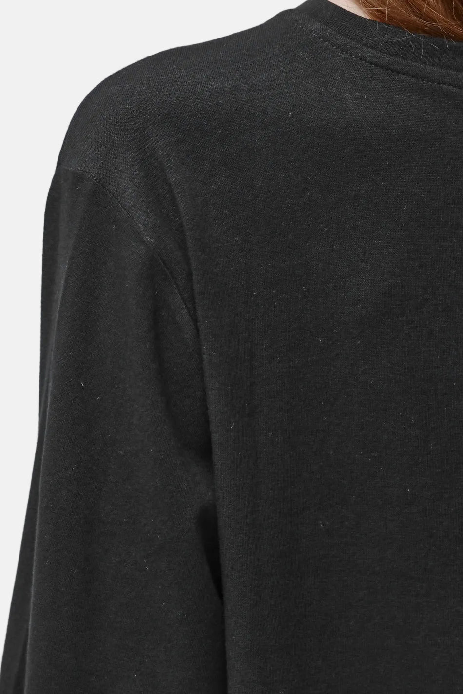 Thom/Krom W TS 651 Worked T-Shirt in Black, Ansicht 6