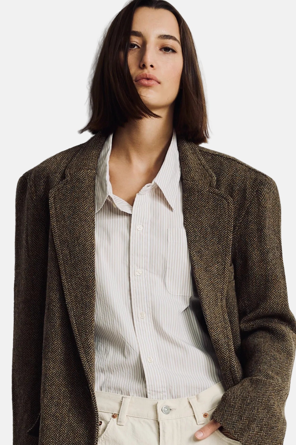 Denimist Hyannis, Brown Herringbone, Blazer