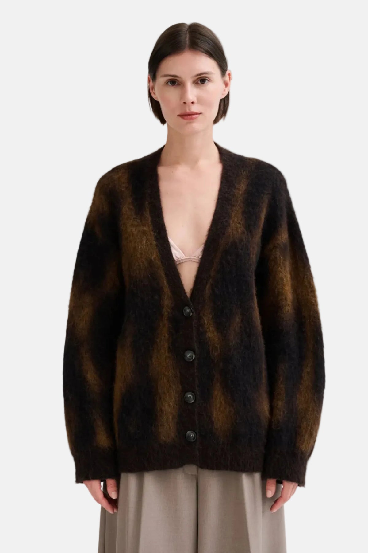 Roberto Jacquard Animalier, Moro, Cardigan