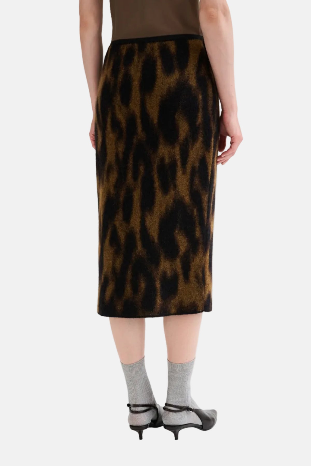 Roberto Gonna Longuette Jacquard Animalier, Moro, Maxirock