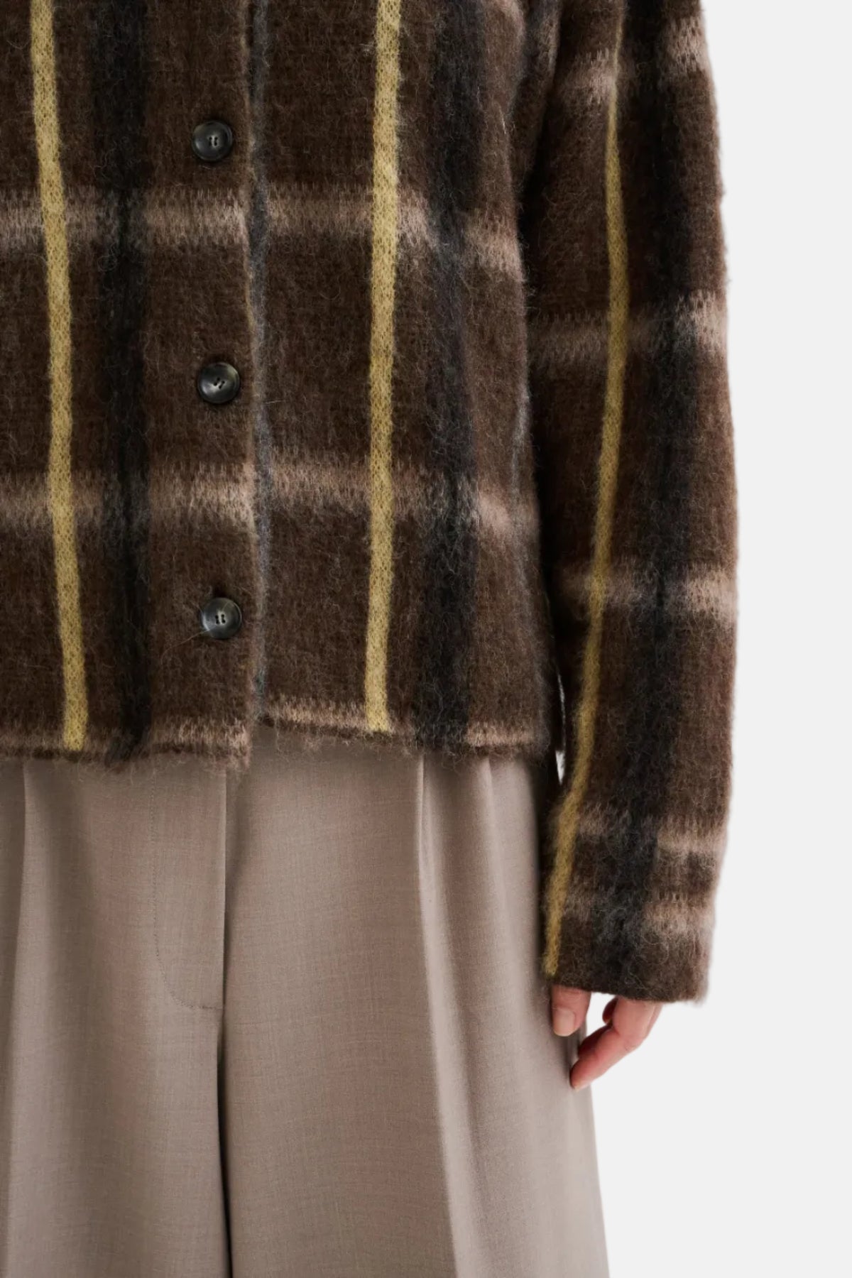 Roberto Jacquard Check, Moro/Grigio, Shirt