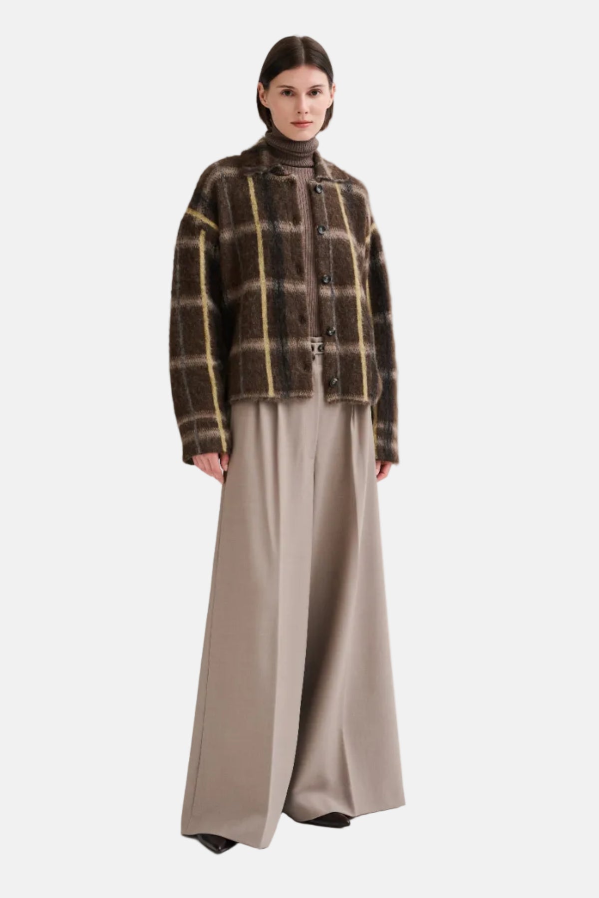 Roberto Jacquard Check, Moro/Grigio, Shirt