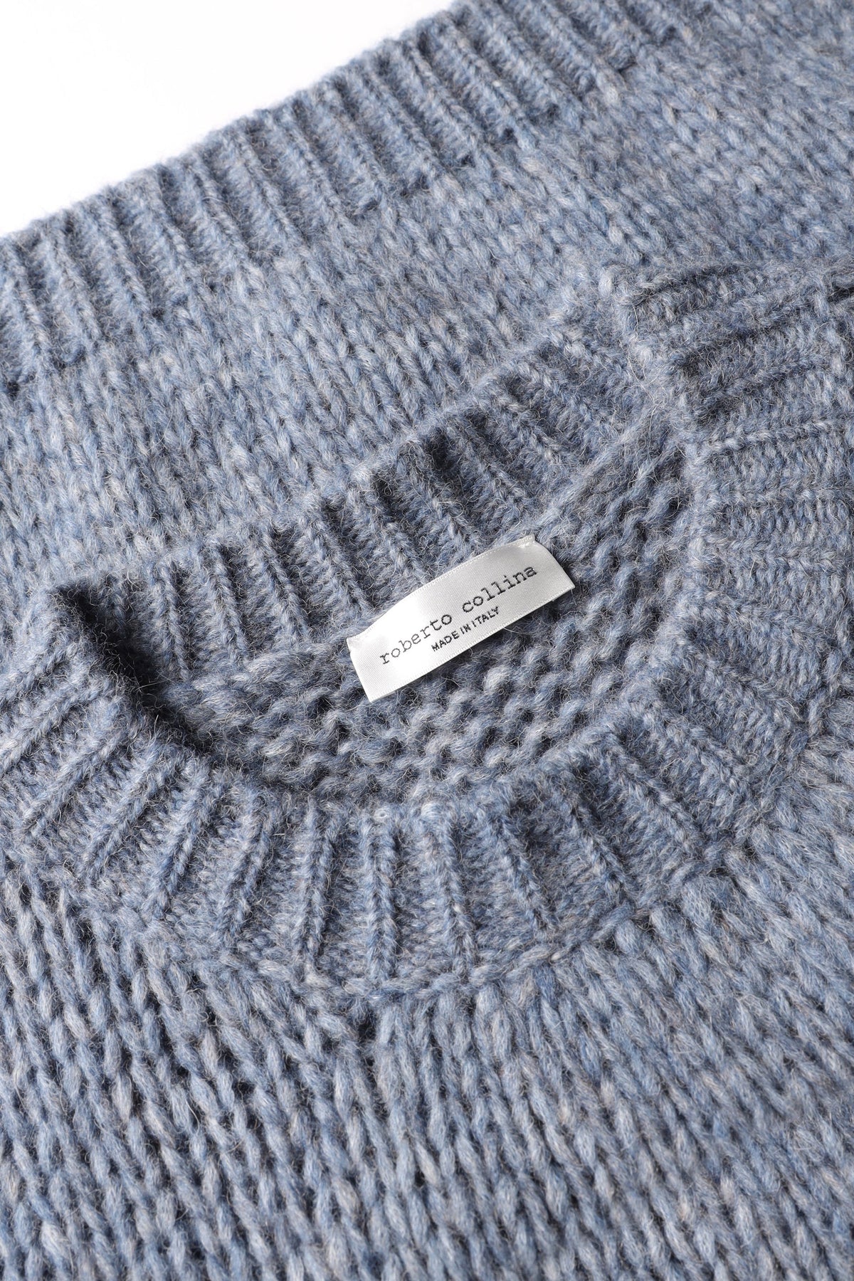 Roberto Girocollo ML, Azzurro, Pull