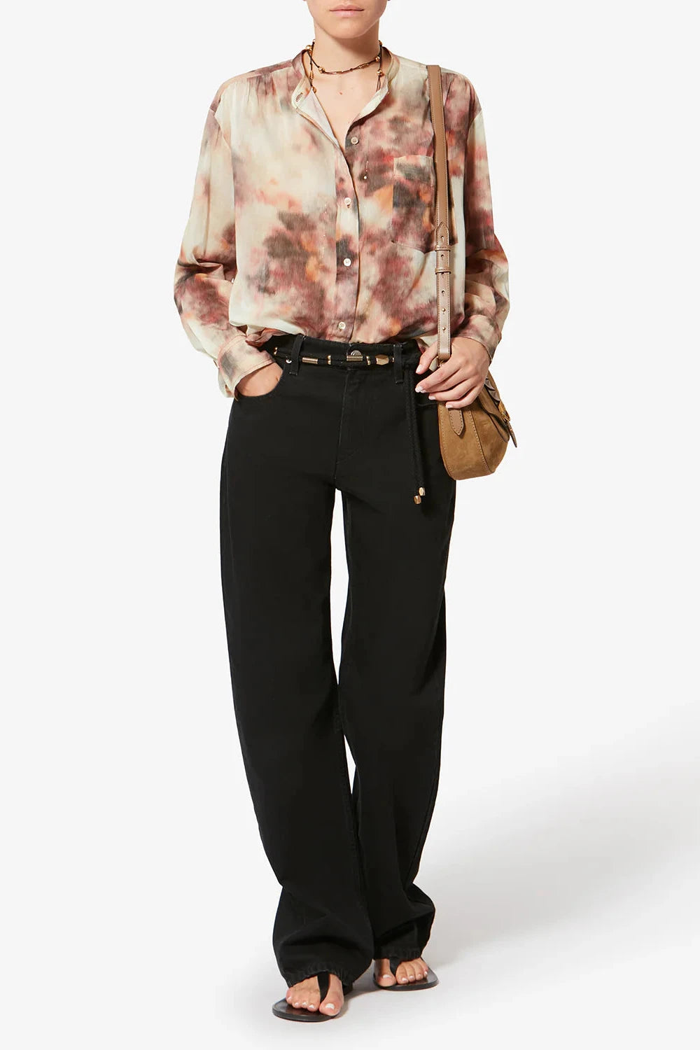 Marant Étoile Mexika, Beige, Hemdbluse