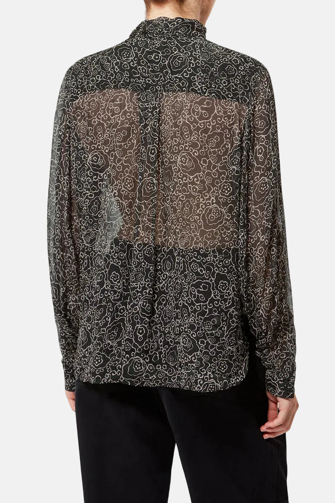 Marant Étoile Leona, Black/Ecru, Bluse