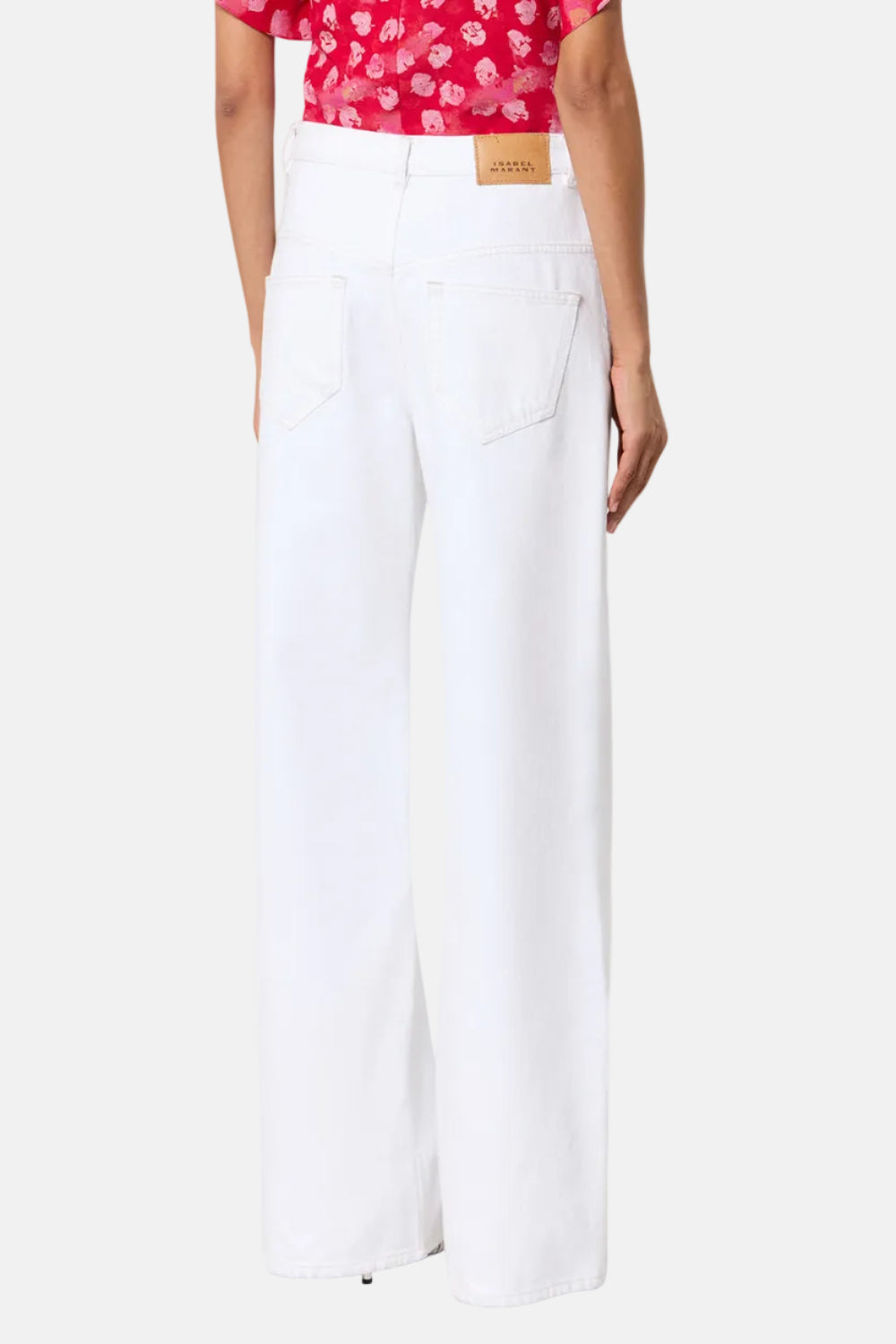 Marant Étoile Lemony Hose in White – Ansicht 3
