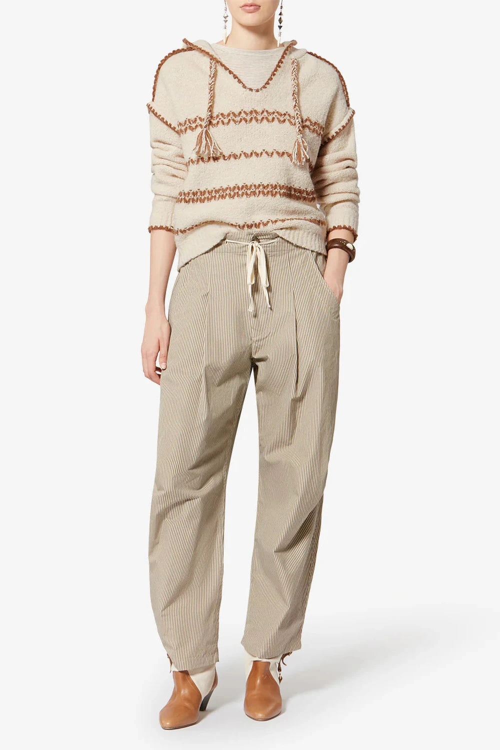 Marant Étoile Romera, Ecru/Bronze, Pullover