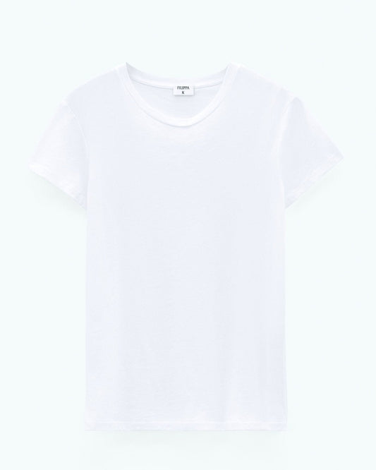 Soft Cotton Tee, White, T-Shirt