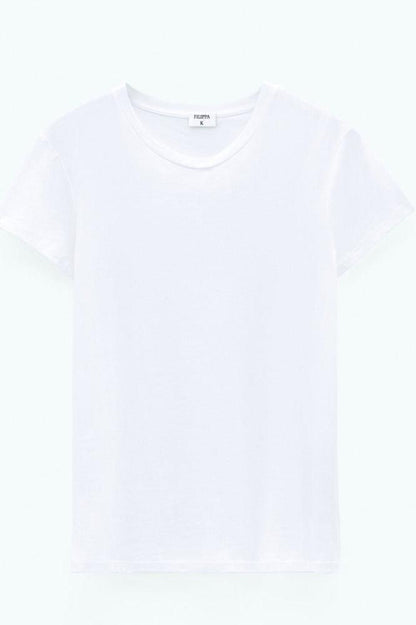 Soft Cotton Tee, White, T-Shirt