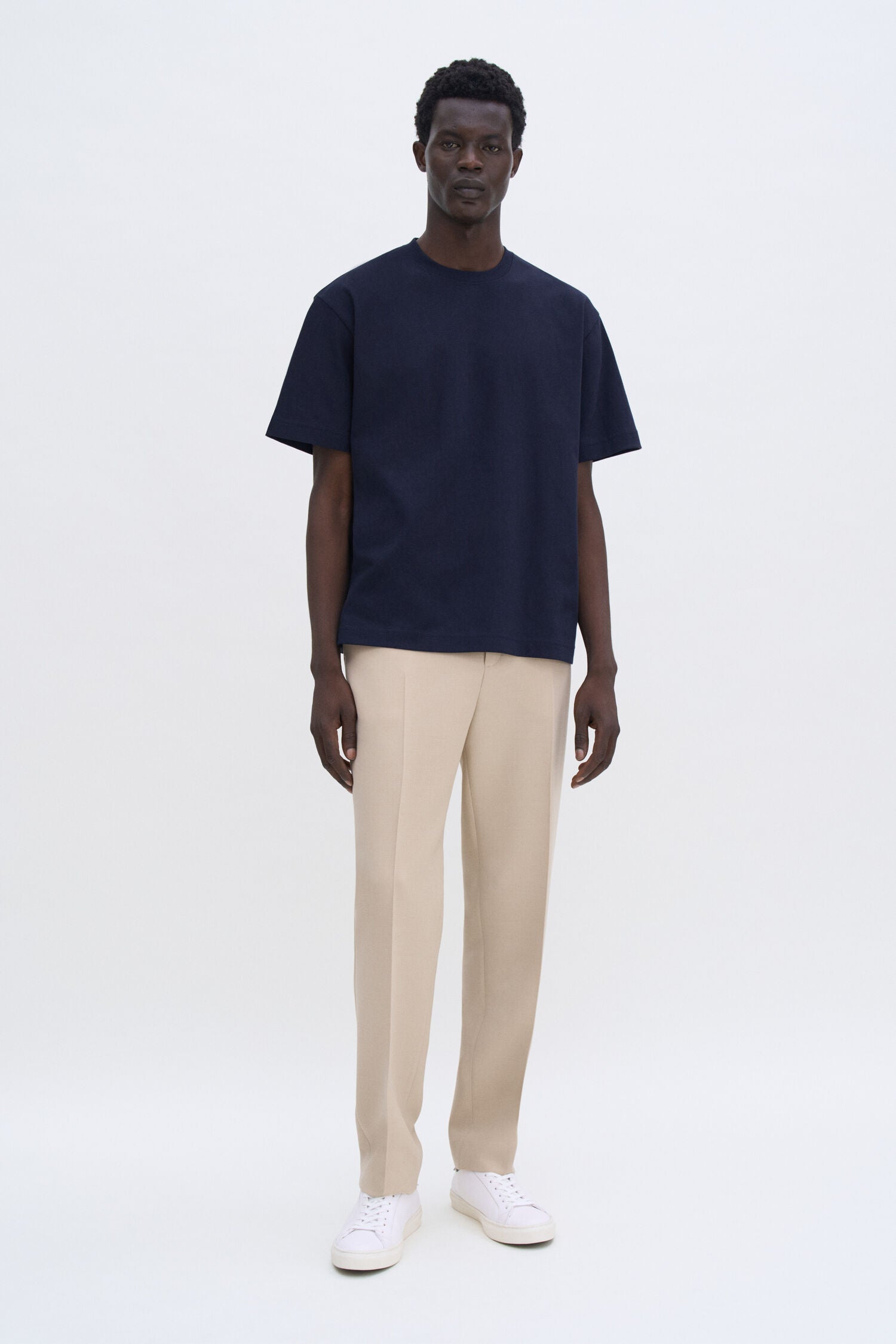 Filippa K Heavy, Navy, T-Shirt