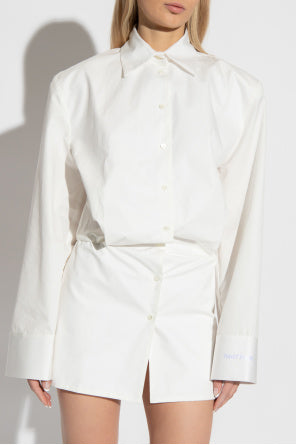 Dress Shirt, White, Blusenkleid