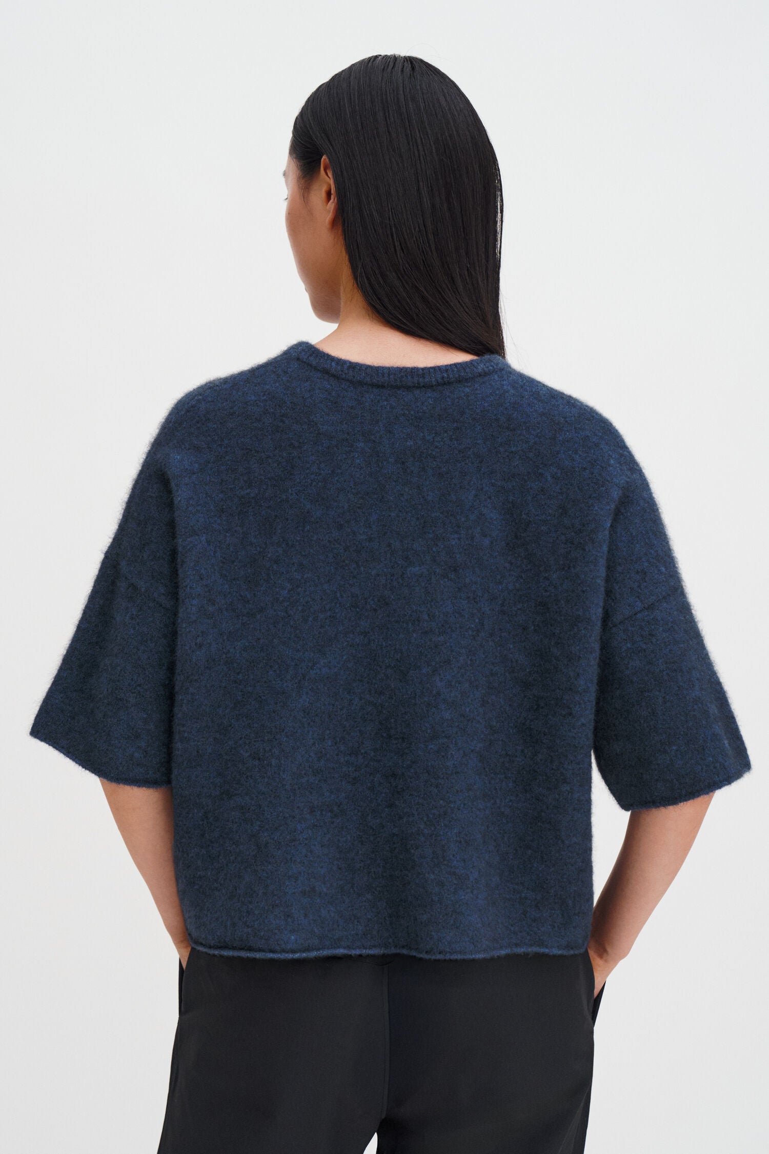 Filippa K, Yak Tee, Night Teal, Shirt