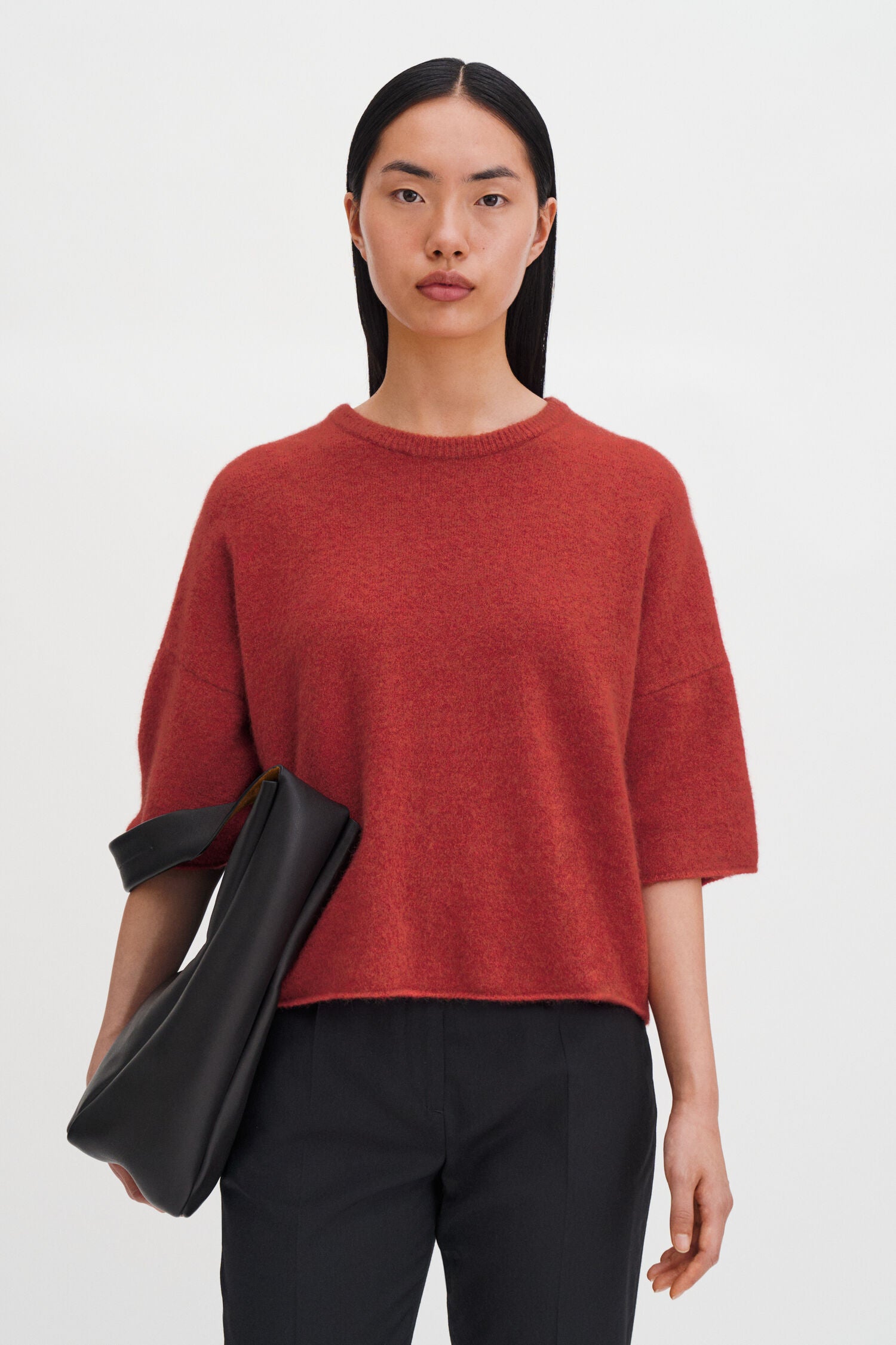 Filippa K, Yak Tee, Red Currant, Shirt