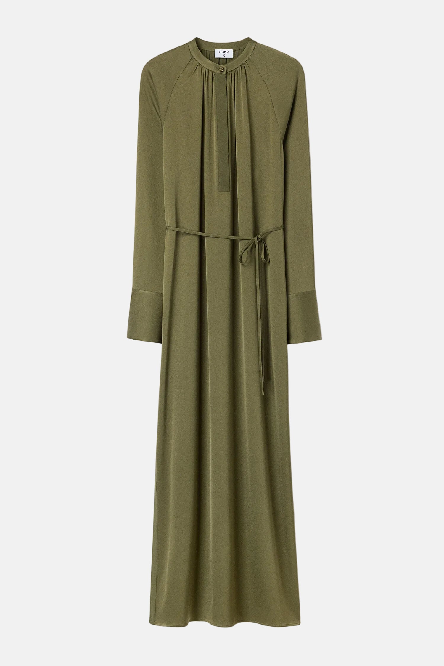 Filippa K, Gathered Reglan Dress, Laurel Green, Kleid