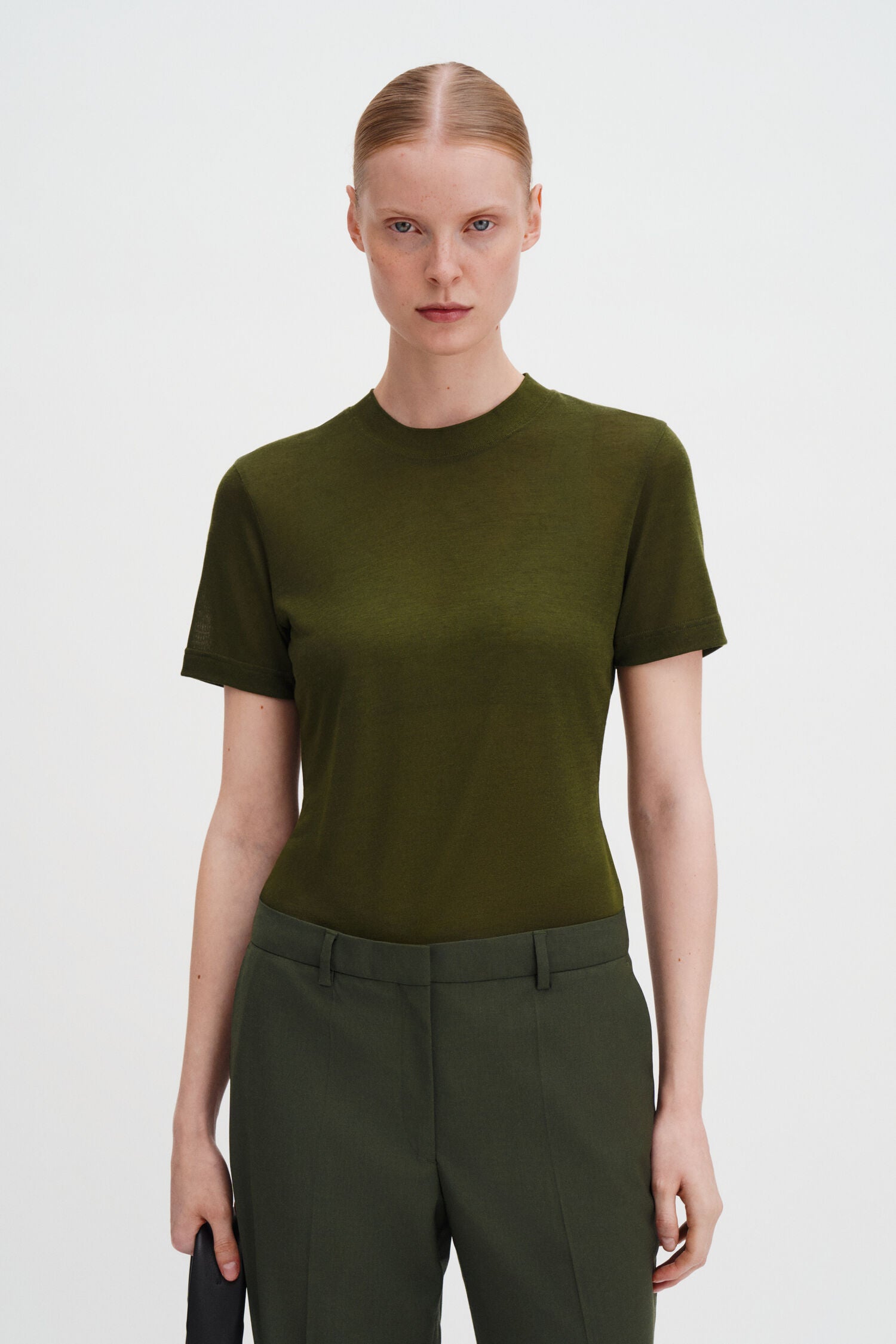 Filippa K, Lyocell cashmere, Midnight Green, Shirt