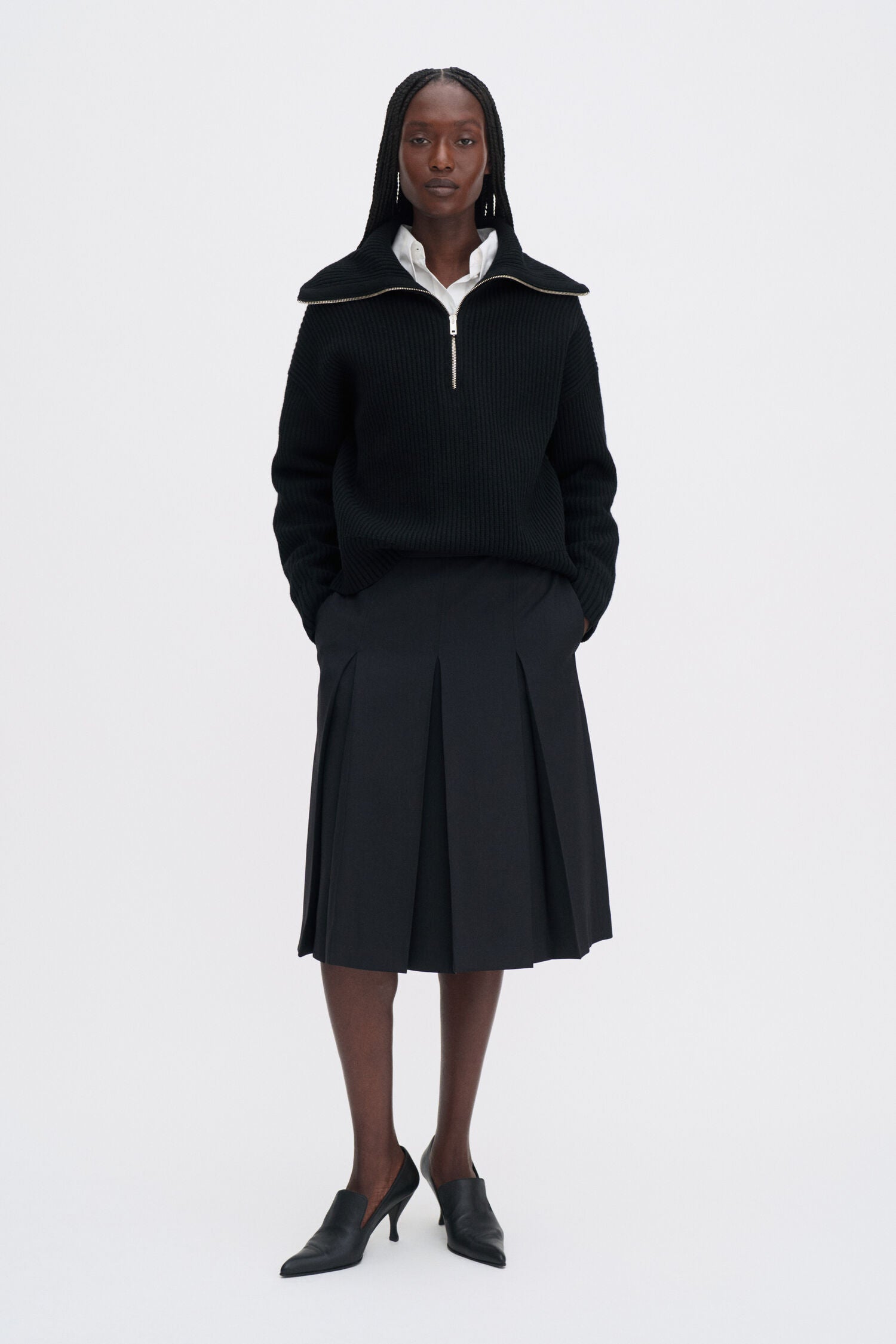 Filippa K, Pointed leather Pumps